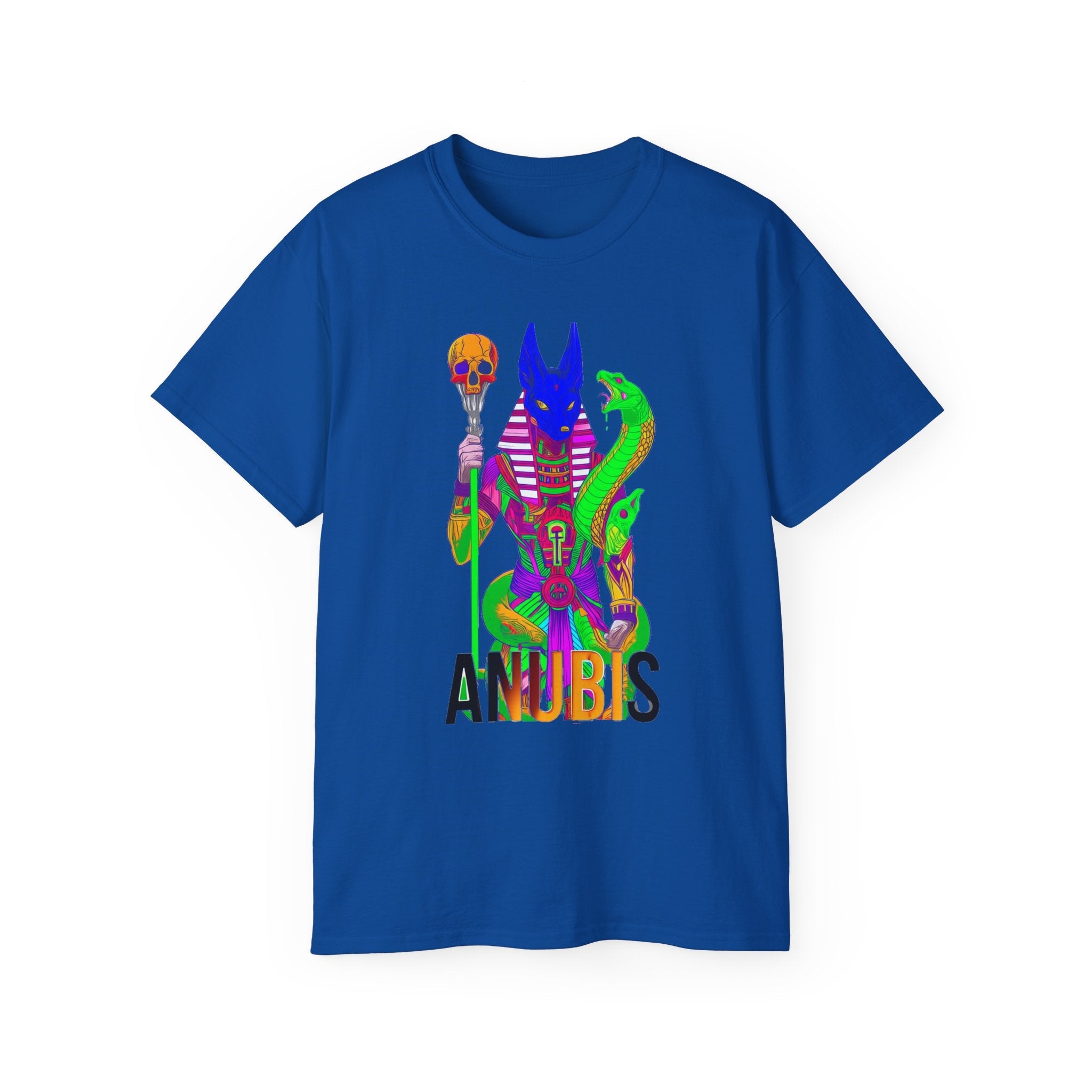 Anubis Graphic Tee — Spiritual Streetwear Unisex Ultra Cotton Shirt Printify