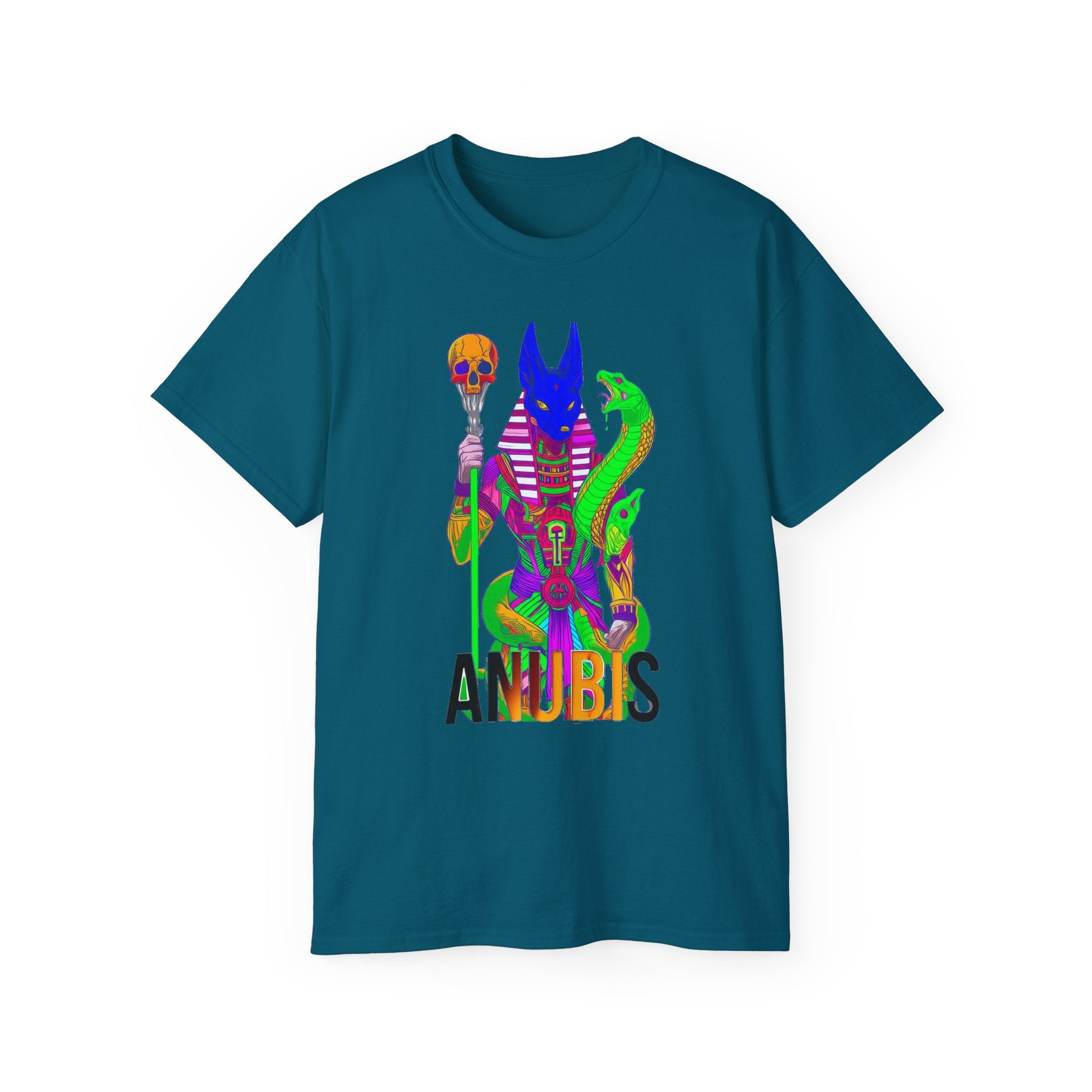 Anubis Graphic Tee — Spiritual Streetwear Unisex Ultra Cotton Shirt Printify