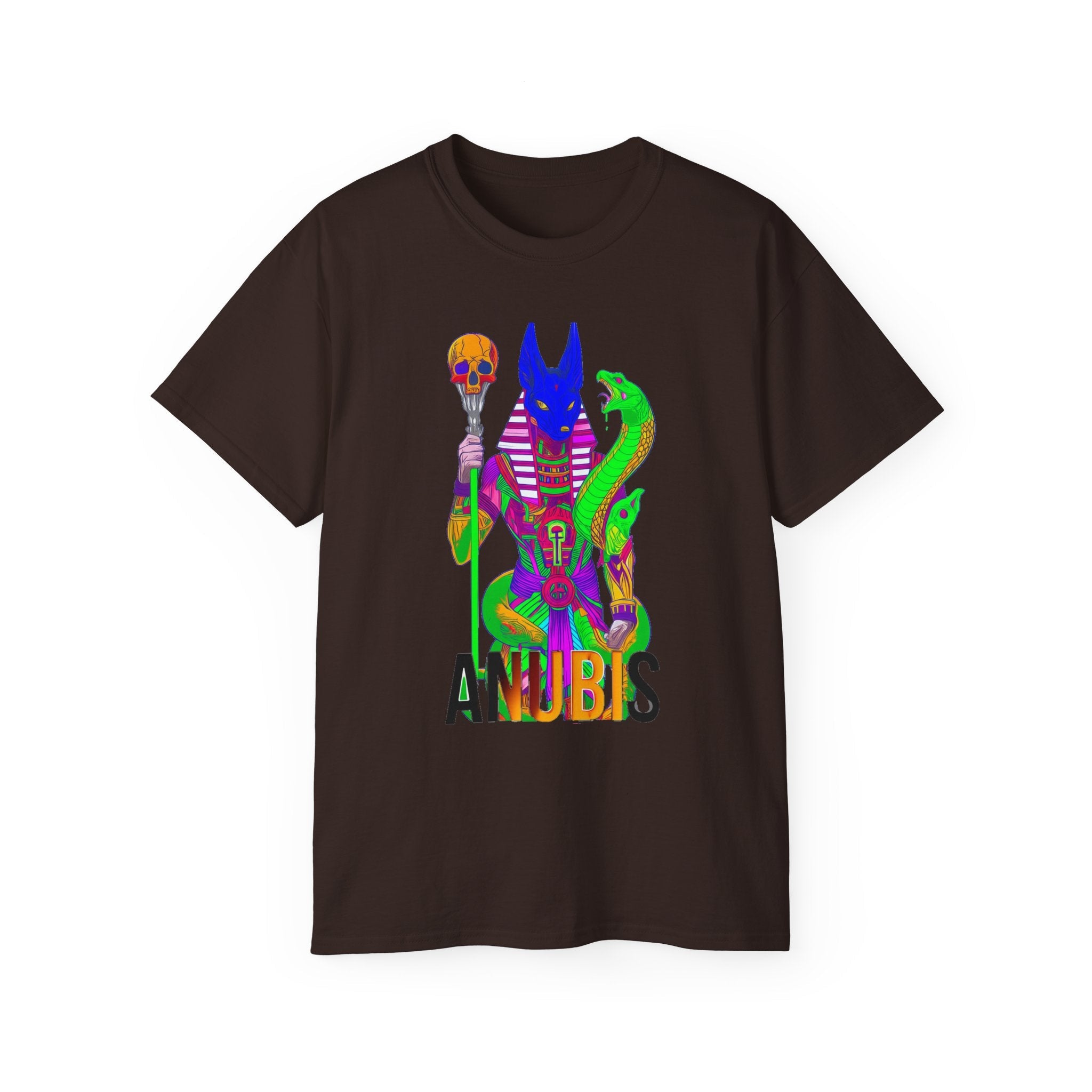 Anubis Graphic Tee — Spiritual Streetwear Unisex Ultra Cotton Shirt Printify