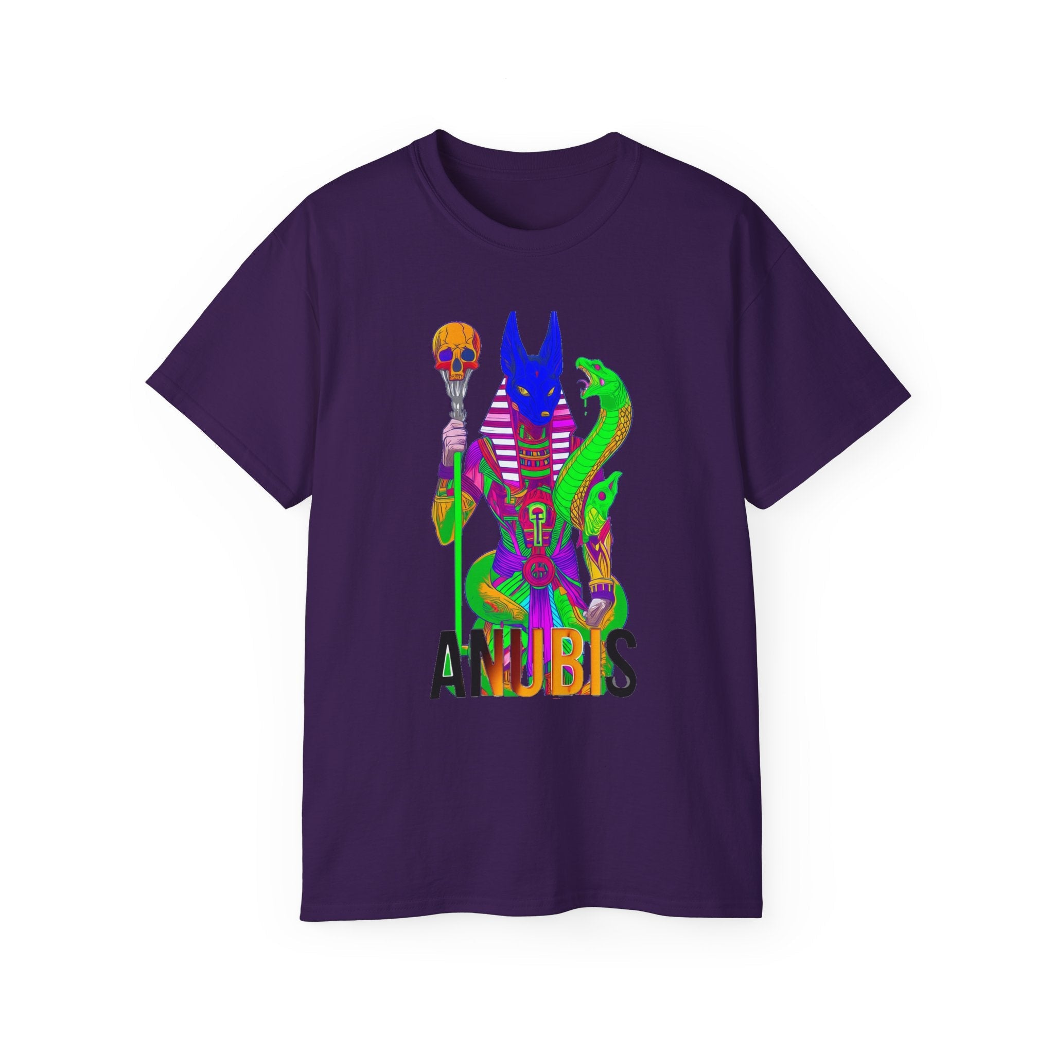 Anubis Graphic Tee — Spiritual Streetwear Unisex Ultra Cotton Shirt Printify