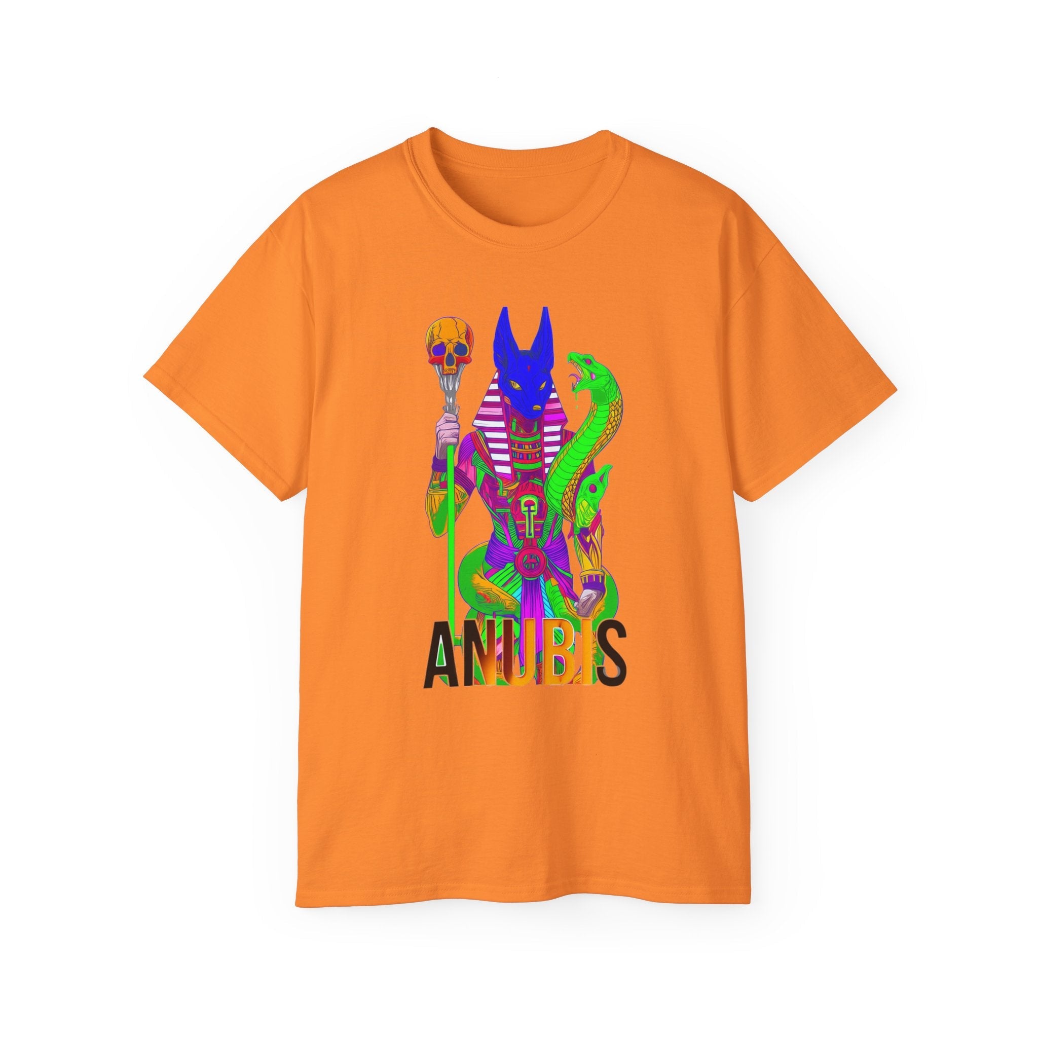 Anubis Graphic Tee — Spiritual Streetwear Unisex Ultra Cotton Shirt Printify