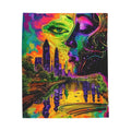 Velveteen Plush Blanket Printify