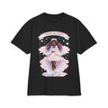 Vibing in Color T‑Shirt — Pastel Afrocentric Fairy Girl Graphic Tee Printify