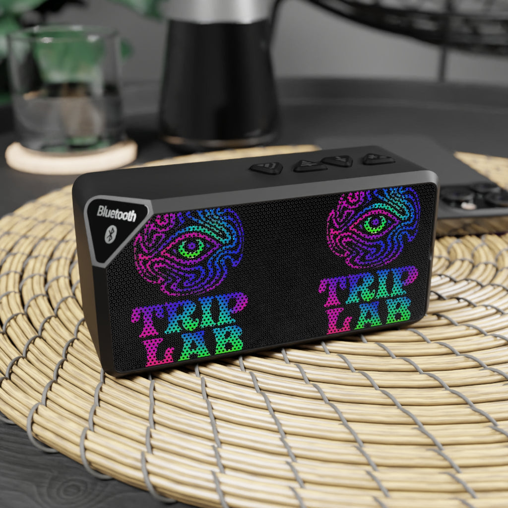 Vibrant Bluetooth Speaker for Music Lovers, Wireless Speaker for Parties, Portable Sound System, Tech Gift, Colorful Audio Experience Printify