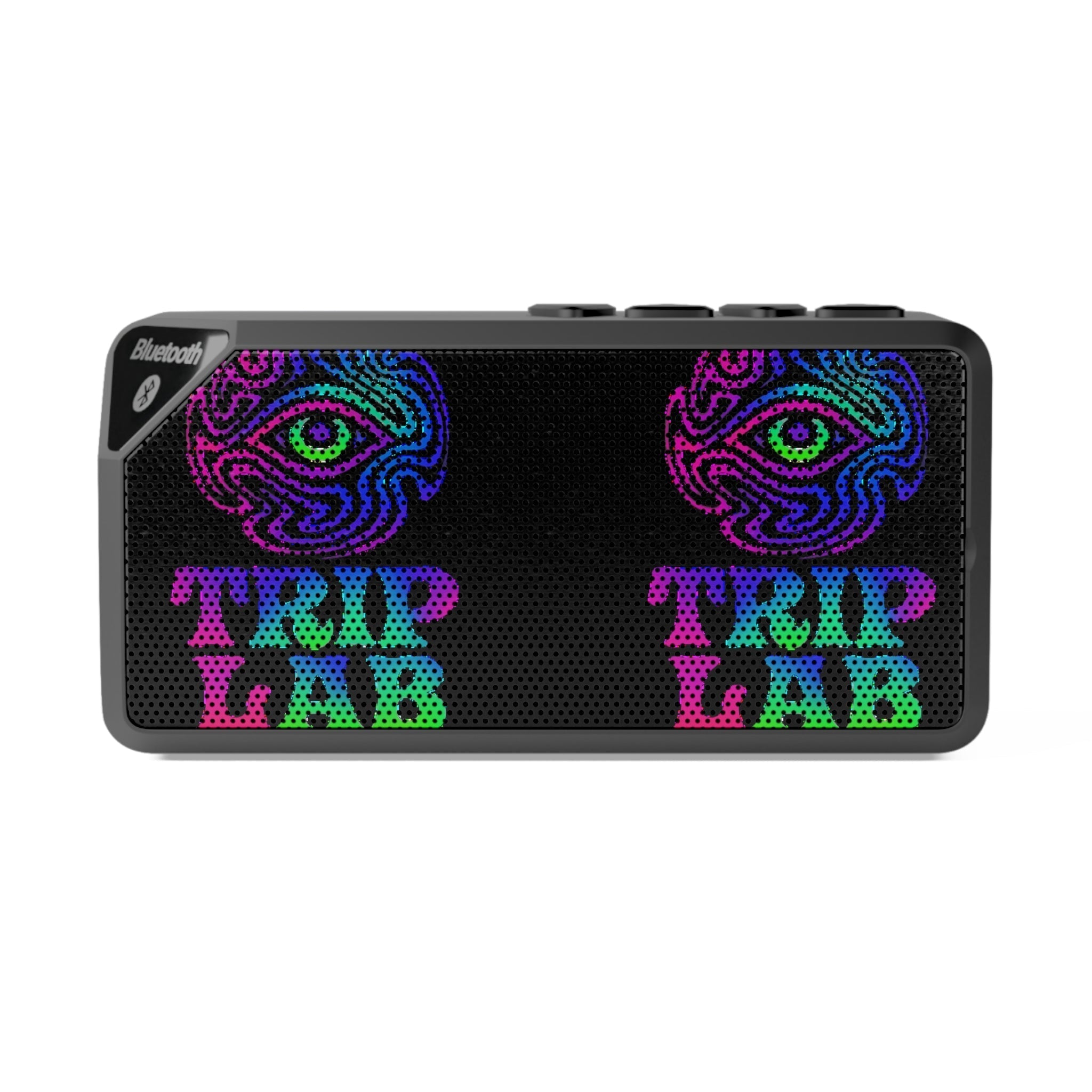 Vibrant Bluetooth Speaker for Music Lovers, Wireless Speaker for Parties, Portable Sound System, Tech Gift, Colorful Audio Experience Printify