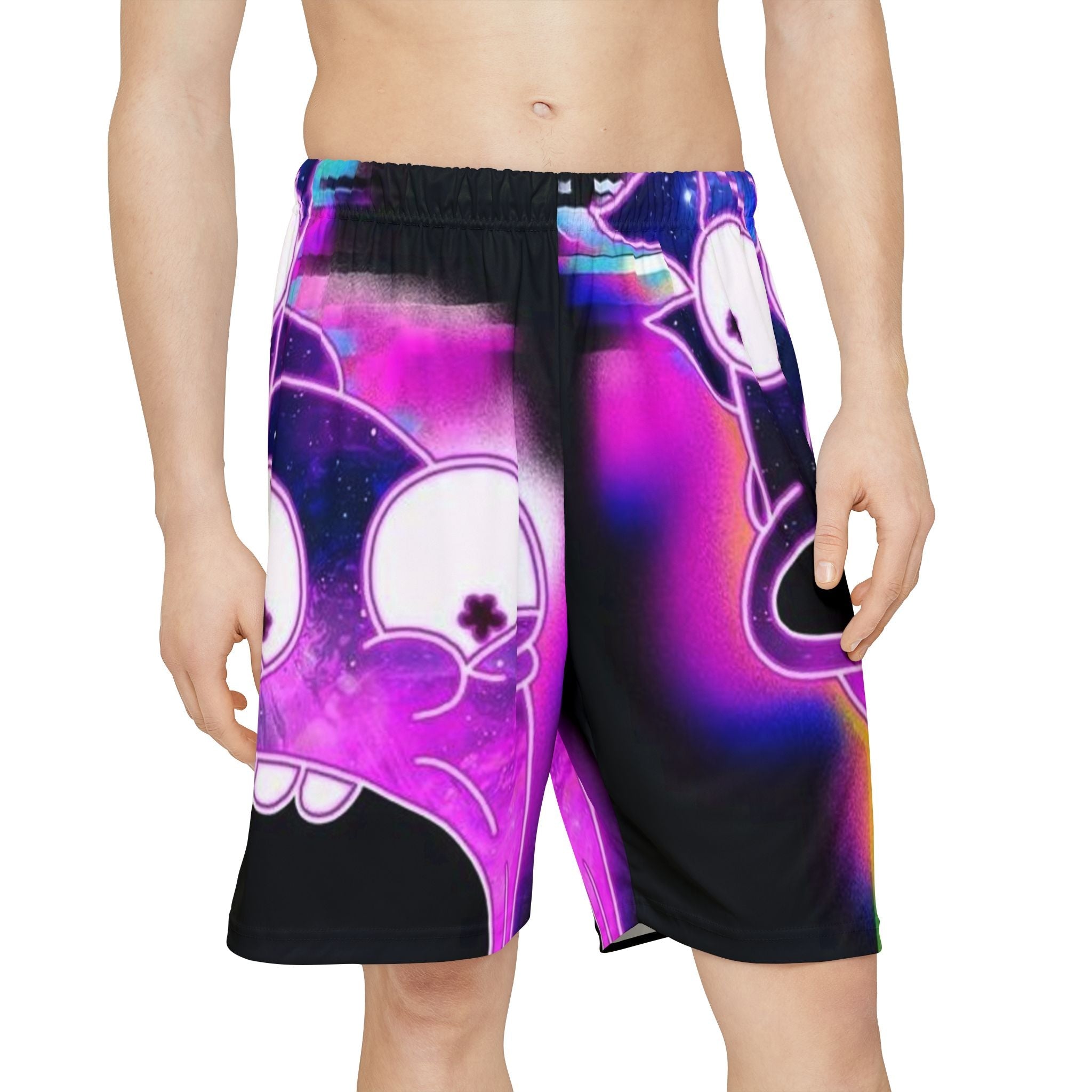 Vibrant Graphic Men's Sports Shorts - Perfect for Active Fun & Casual Style Printify