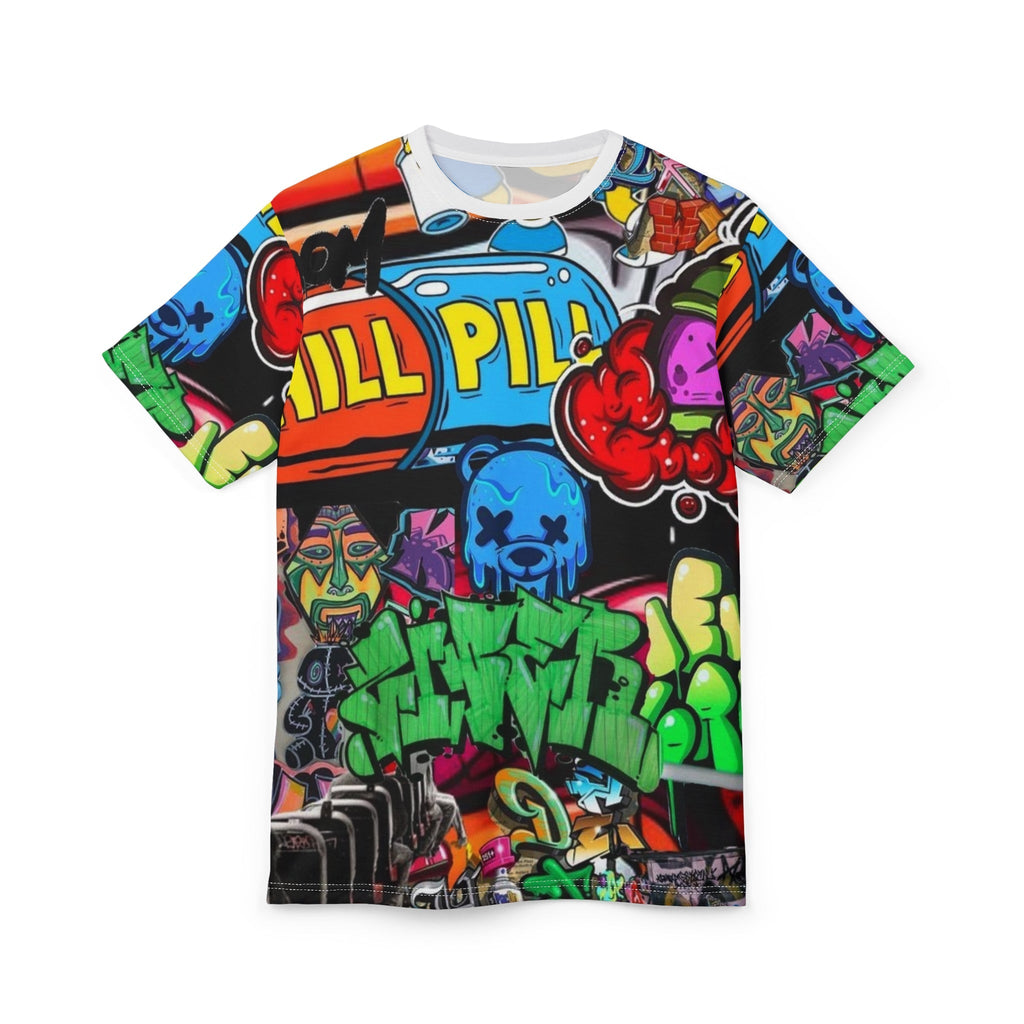 Vibrant Unisex Graffiti Tee - Street Art Inspired Fashion🍄 Printify