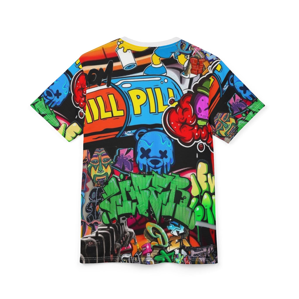 Vibrant Unisex Graffiti Tee - Street Art Inspired Fashion🍄 Printify