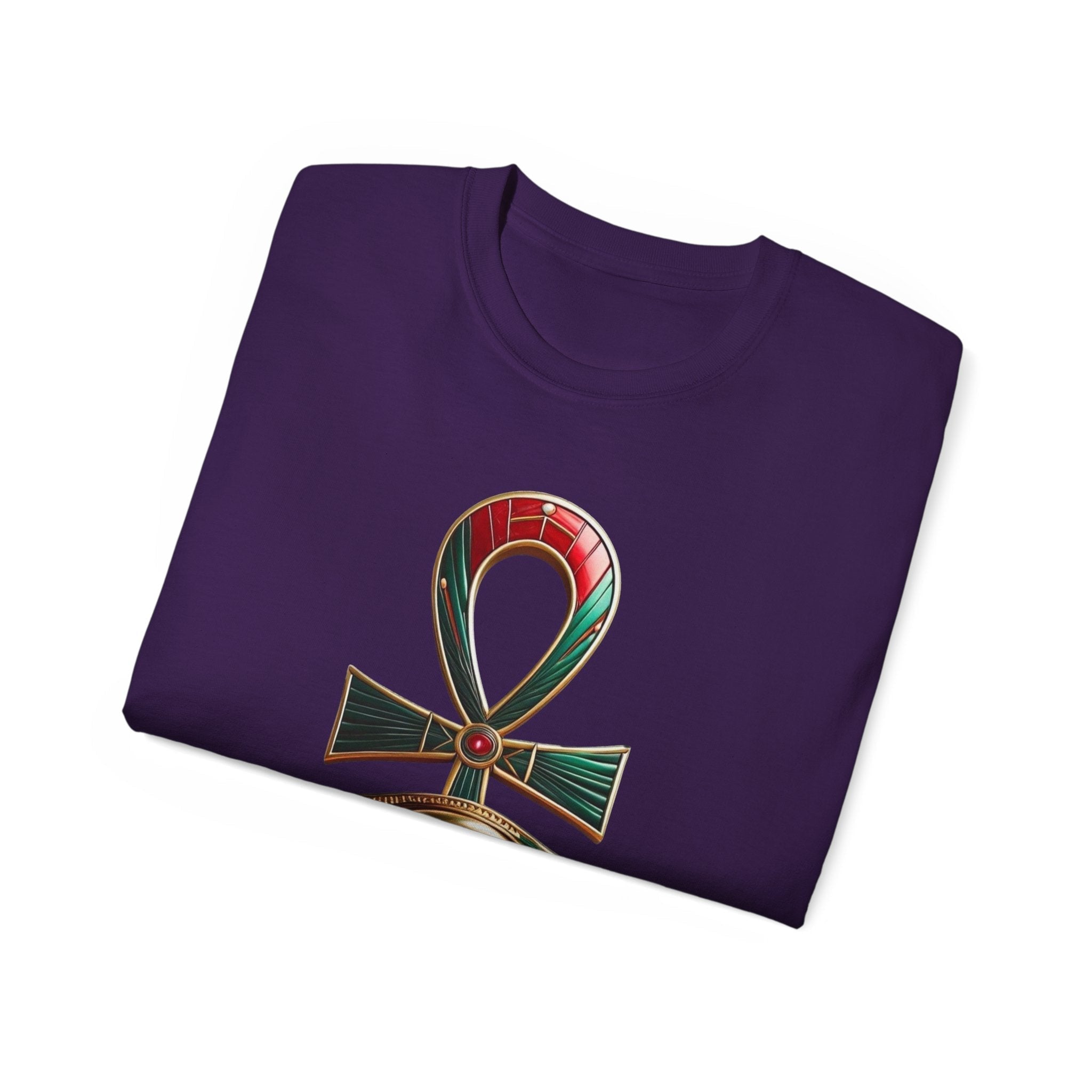 Vintage Egyptian Symbol Tee — Ankh & Eye Streetwear Printify