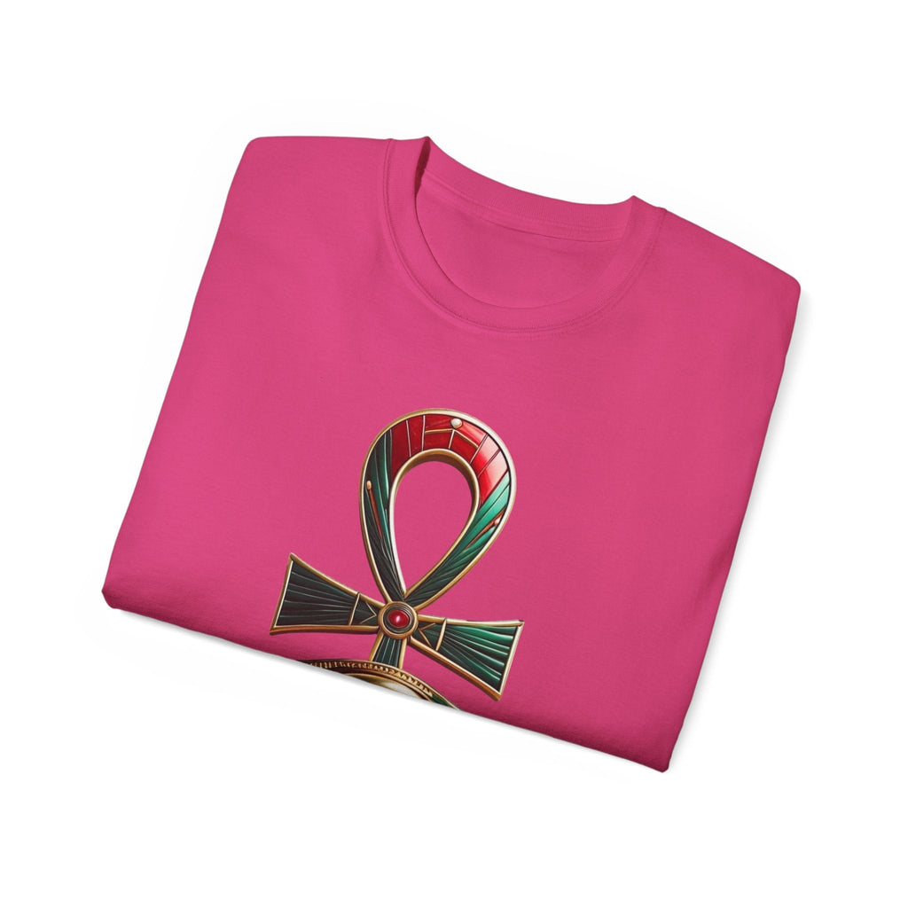 Vintage Egyptian Symbol Tee — Ankh & Eye Streetwear Printify