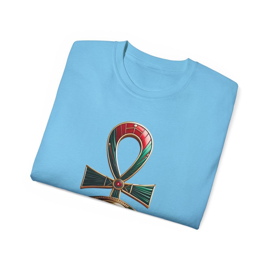 Vintage Egyptian Symbol Tee — Ankh & Eye Streetwear Printify