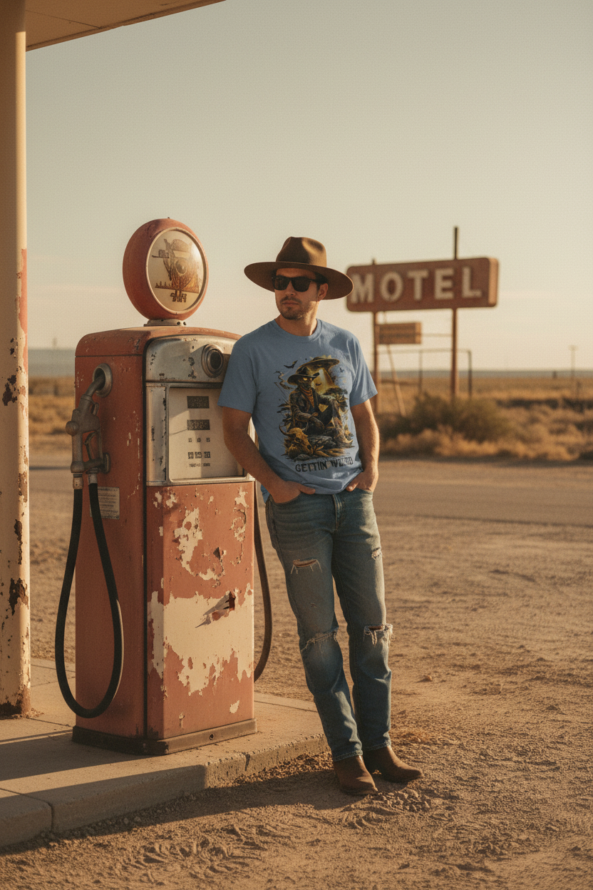 Vintage Gas Station
