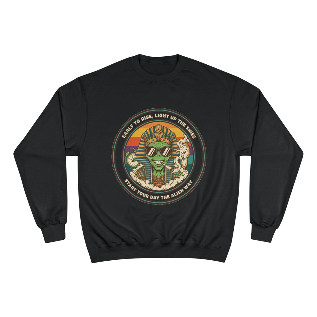 Vintage Pharoah Skate Crewneck Sweatshirt – Retro Skateboard King Graphic
