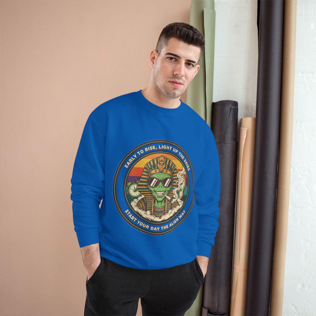 Vintage Pharoah Skate Crewneck Sweatshirt – Retro Skateboard King Graphic