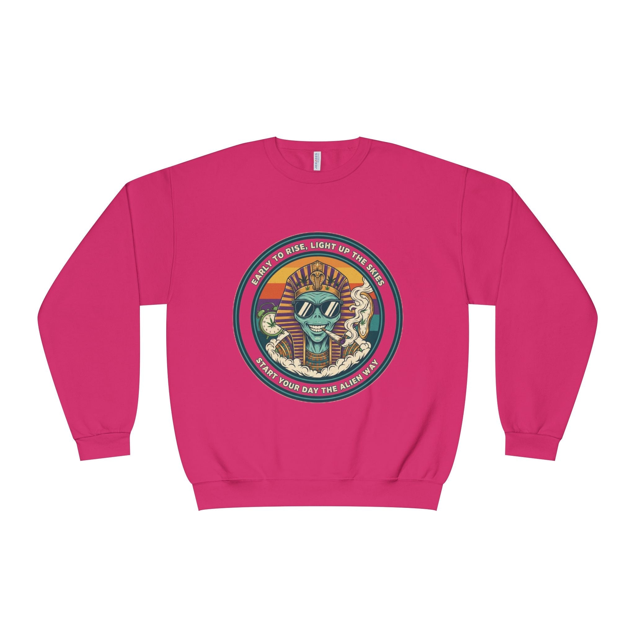 Vintage Surf Vibes Crewneck Sweatshirt — Retro Sun, Waves & ‘Stay Salty’ Graphic