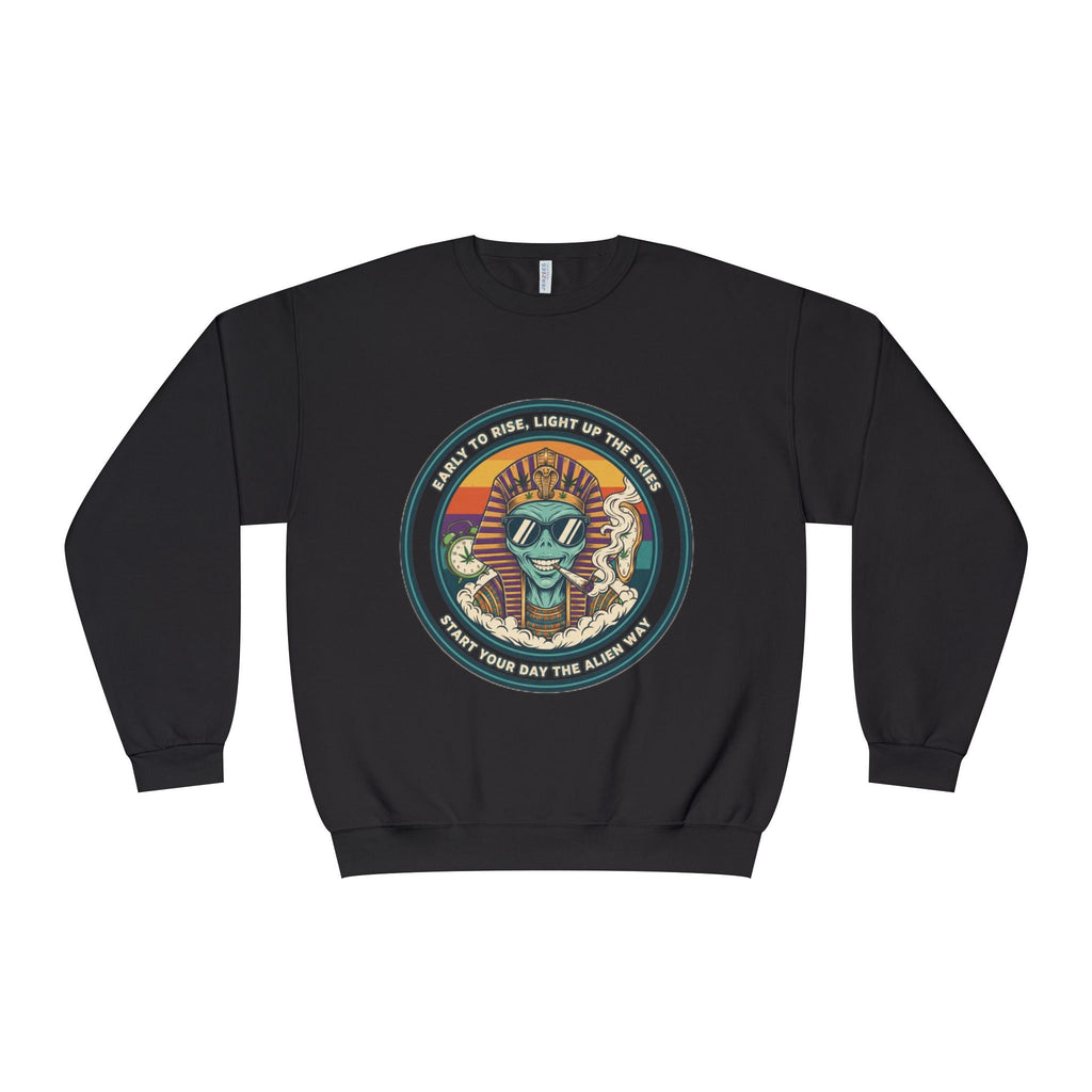 Vintage Surf Vibes Crewneck Sweatshirt — Retro Sun, Waves & ‘Stay Salty’ Graphic