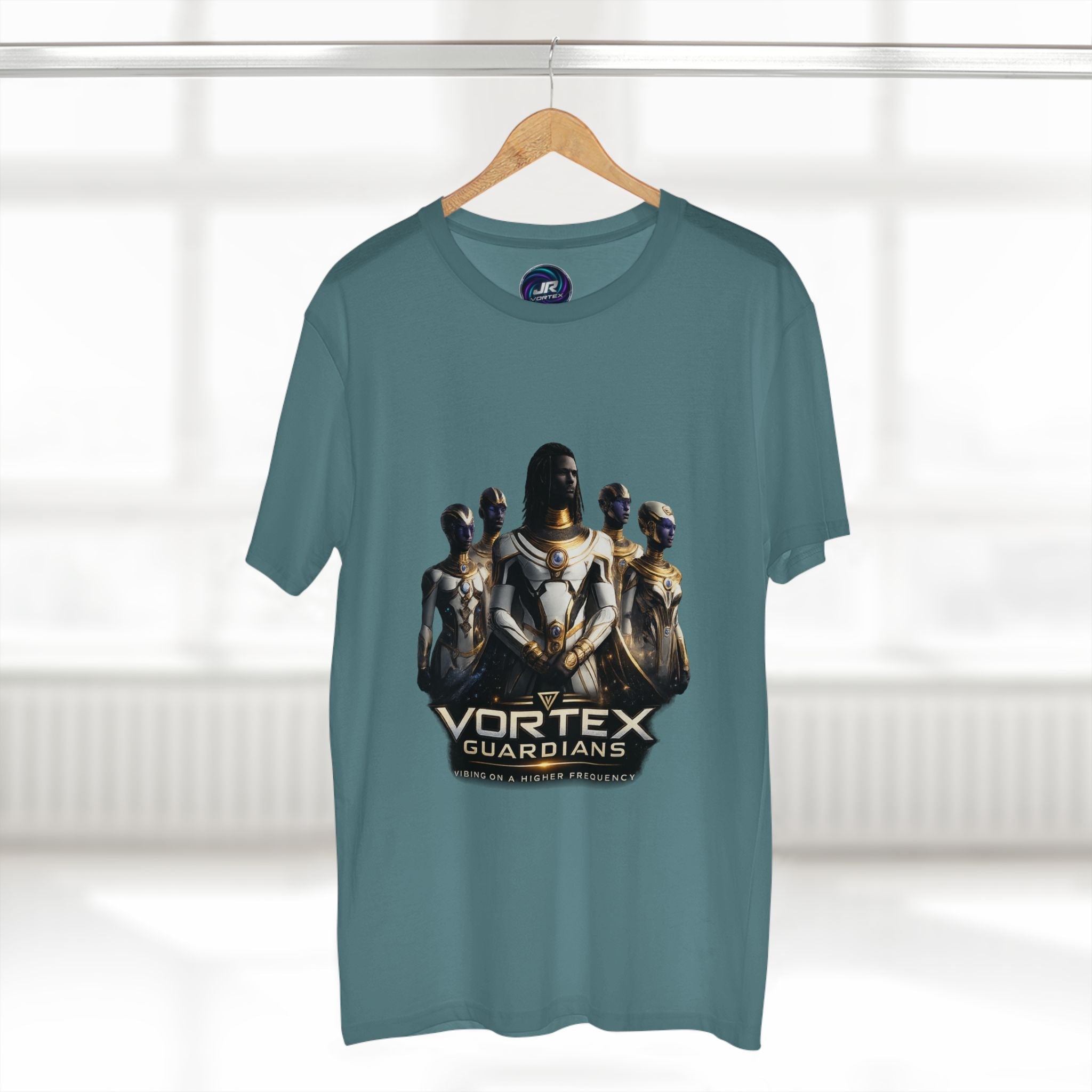 Vortex Guardians Sci‑Fi Graphic Tee Printify