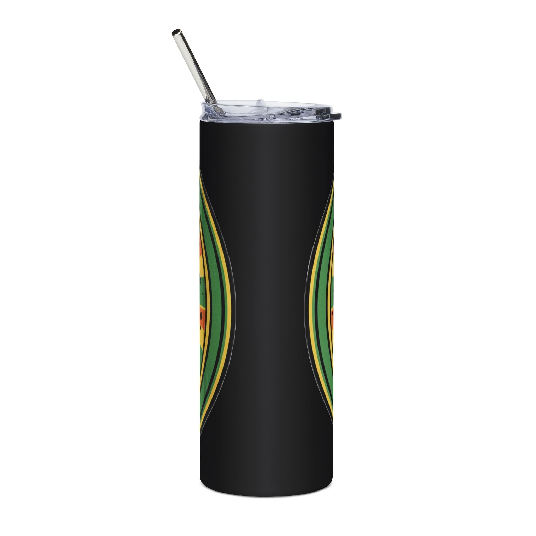 Wake N Bake 20oz Stainless Tumbler — Rasta Cannabis Coffee Travel Cup