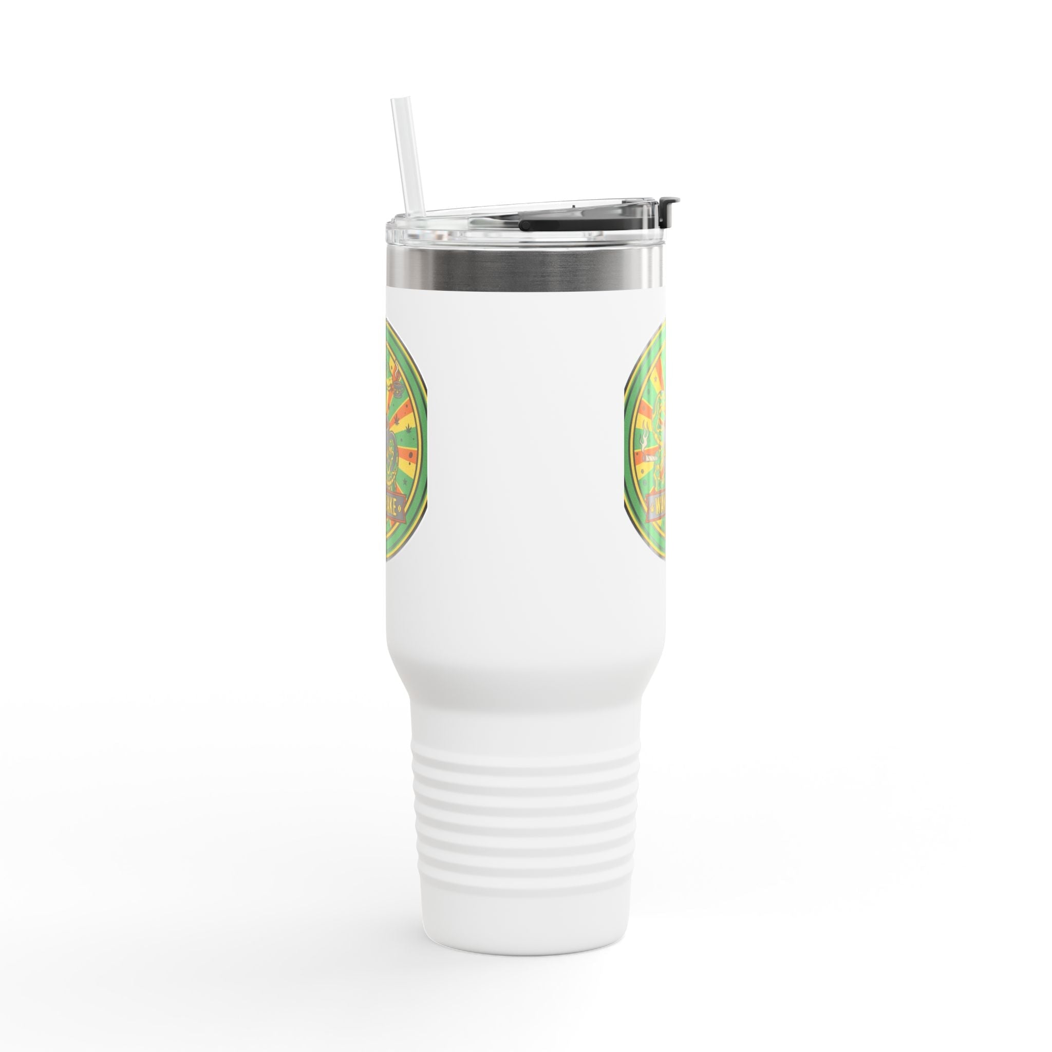 Wake N Bake 40oz Insulated Travel Mug — Cannabis Coffee Tumbler