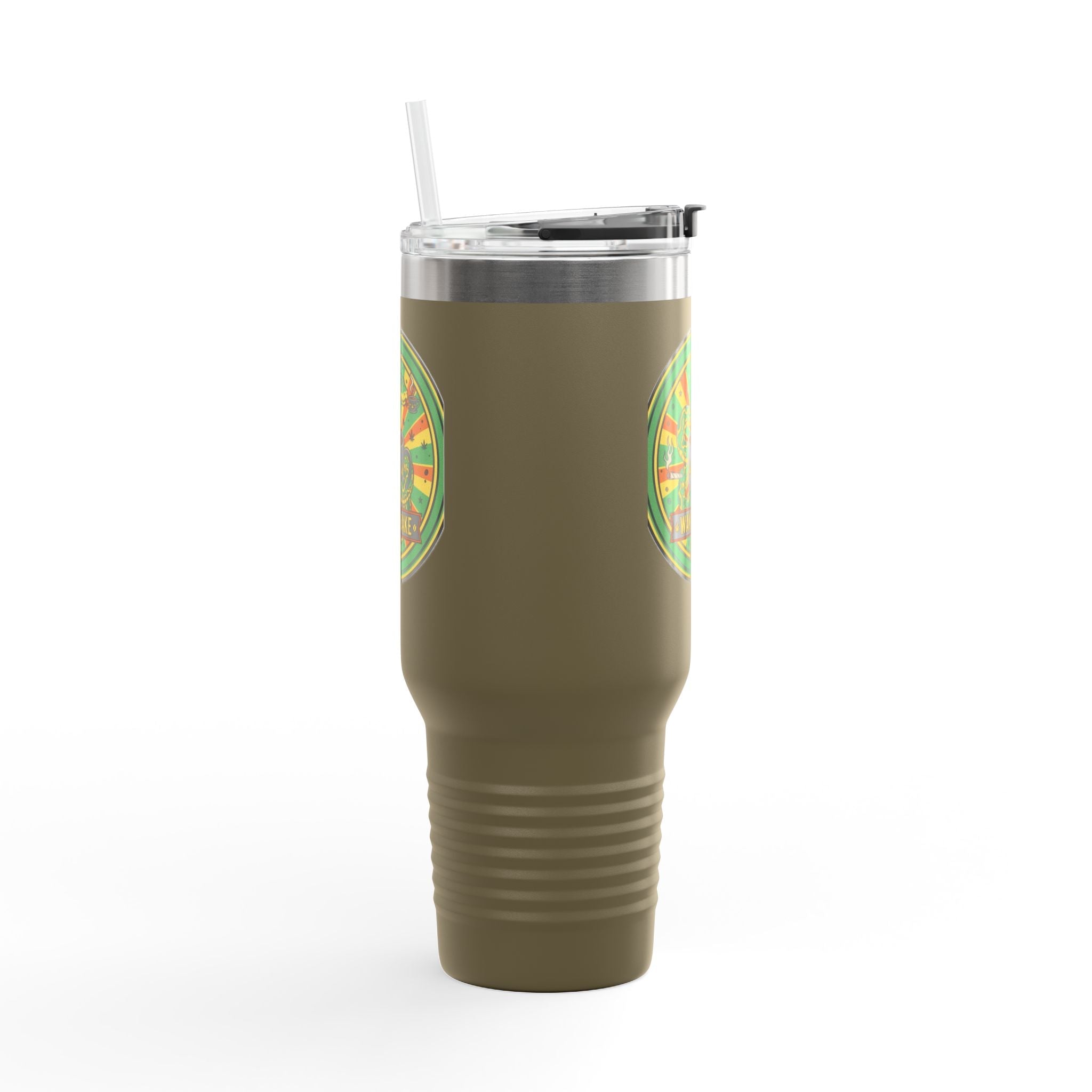 Wake N Bake 40oz Insulated Travel Mug — Cannabis Coffee Tumbler