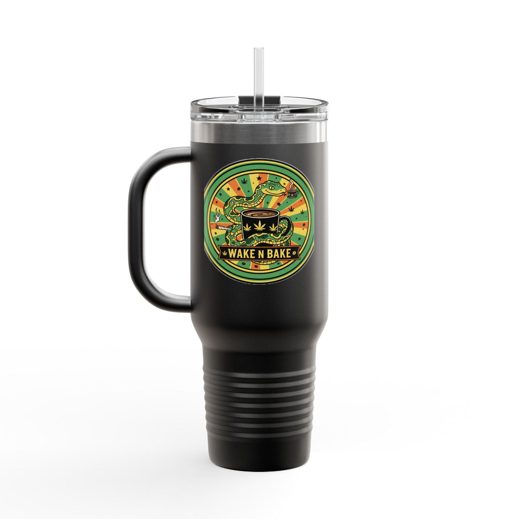 Wake N Bake 40oz Insulated Travel Mug — Cannabis Coffee Tumbler