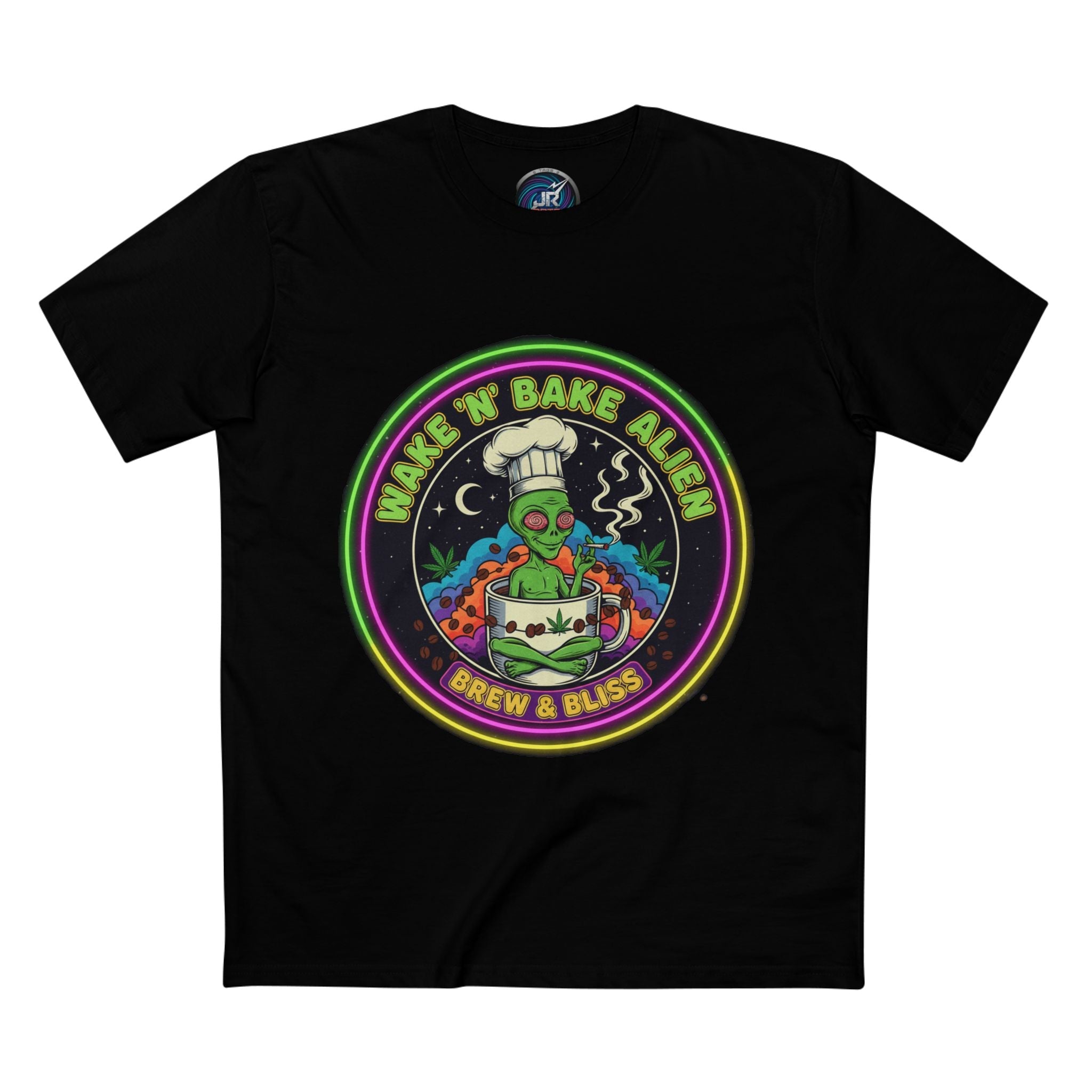 Wake 'N Bake Alien T-Shirt — Brew & Bliss Graphic Tee