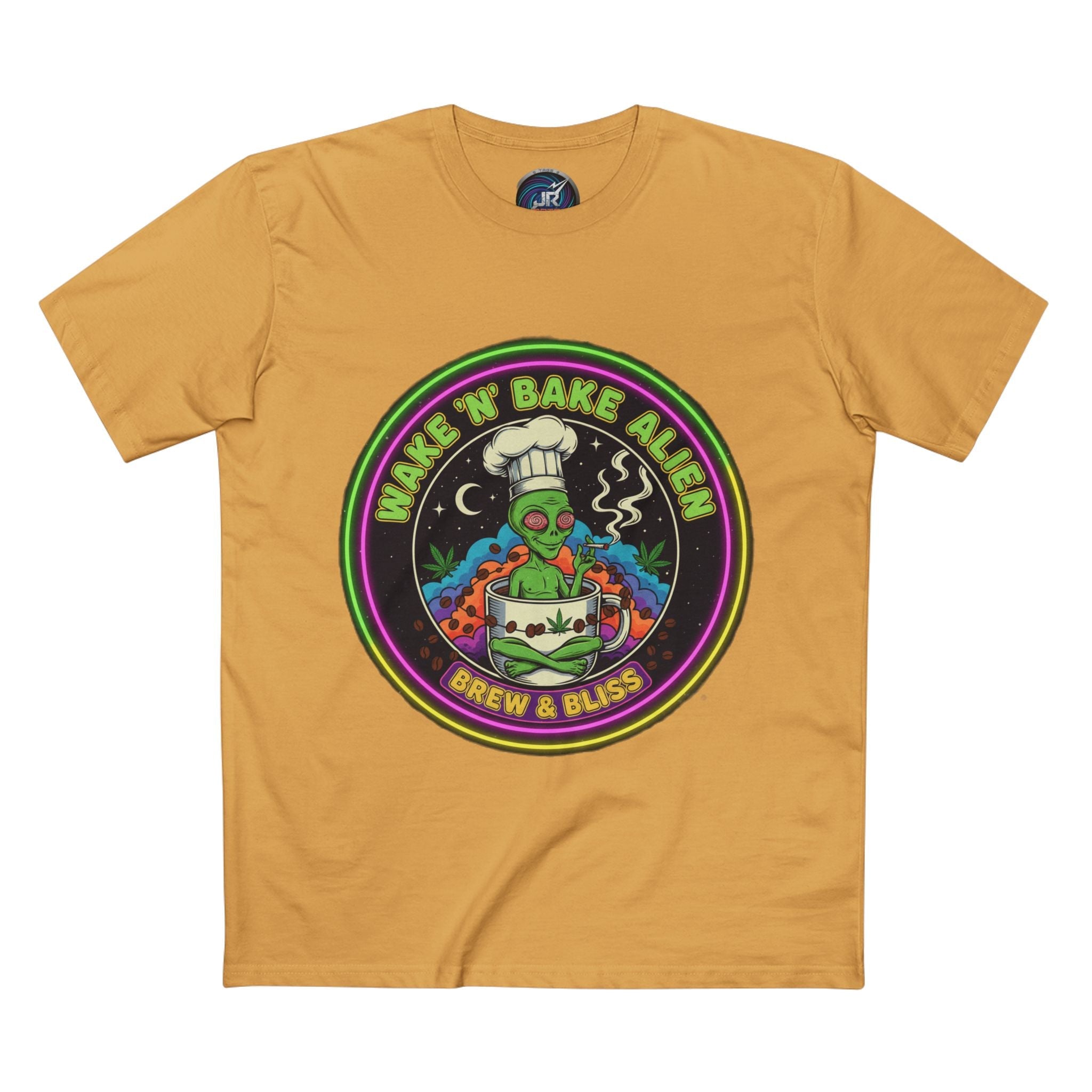 Wake 'N Bake Alien T-Shirt — Brew & Bliss Graphic Tee