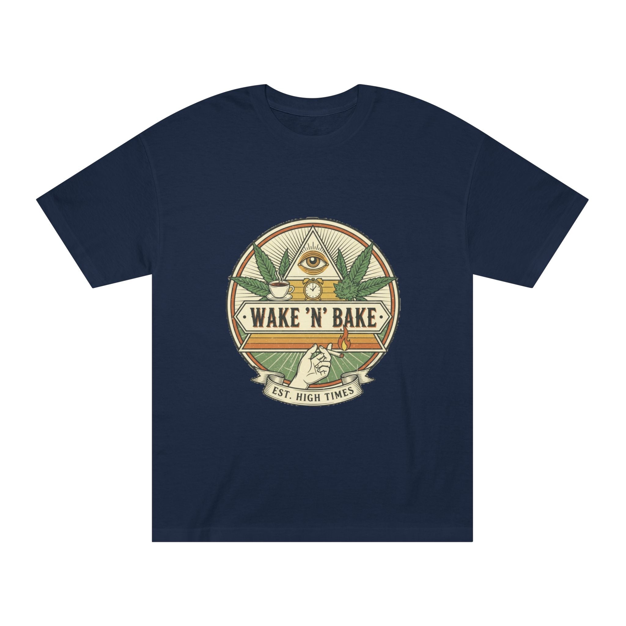 Wake 'N' Bake T-Shirt – Retro Cannabis Graphic Tee
