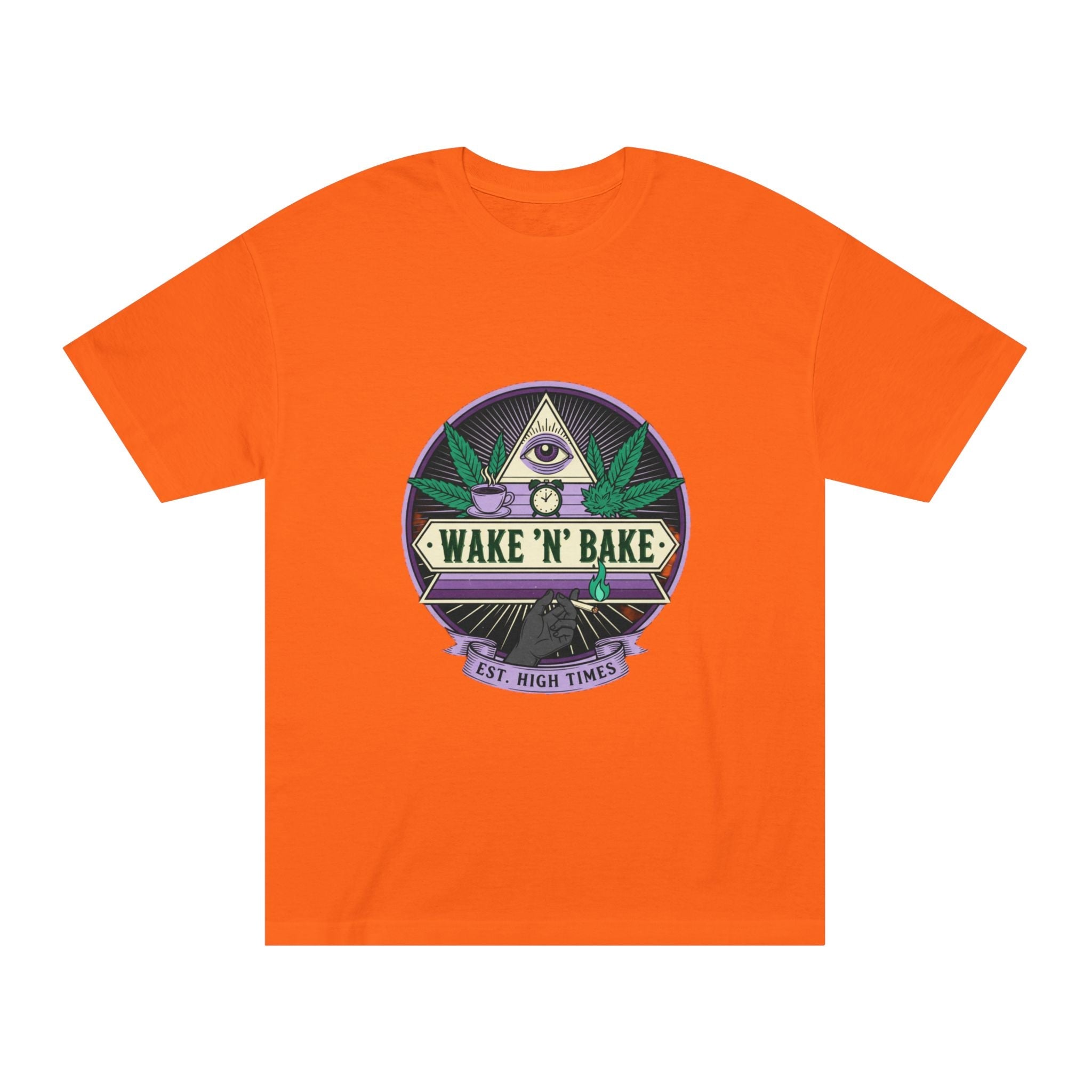 Wake 'N' Bake T-Shirt — Retro Cannabis Graphic Tee