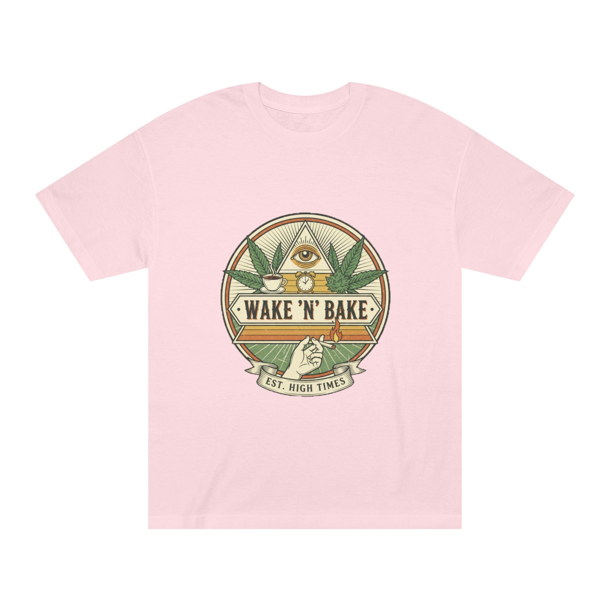 Wake 'N' Bake T-Shirt – Retro Cannabis Graphic Tee