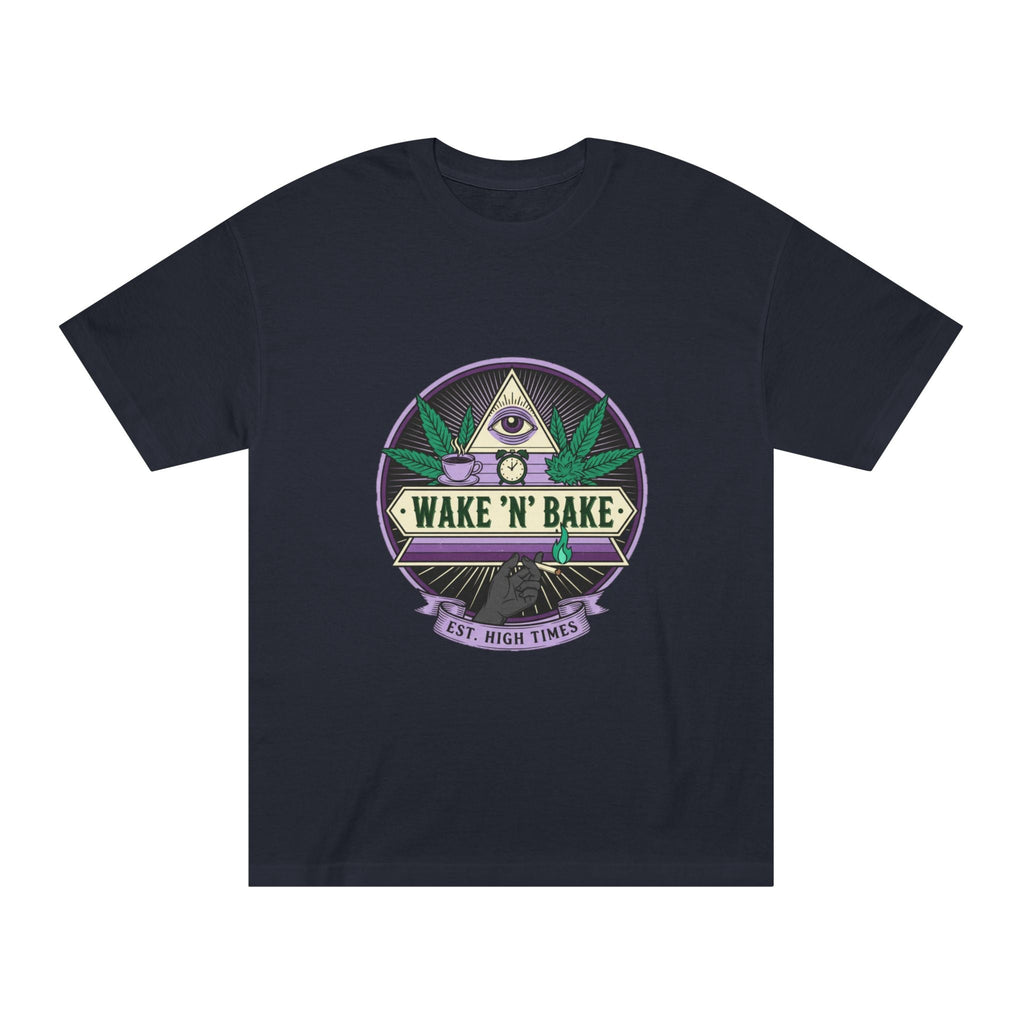 Wake 'N' Bake T-Shirt — Retro Cannabis Graphic Tee