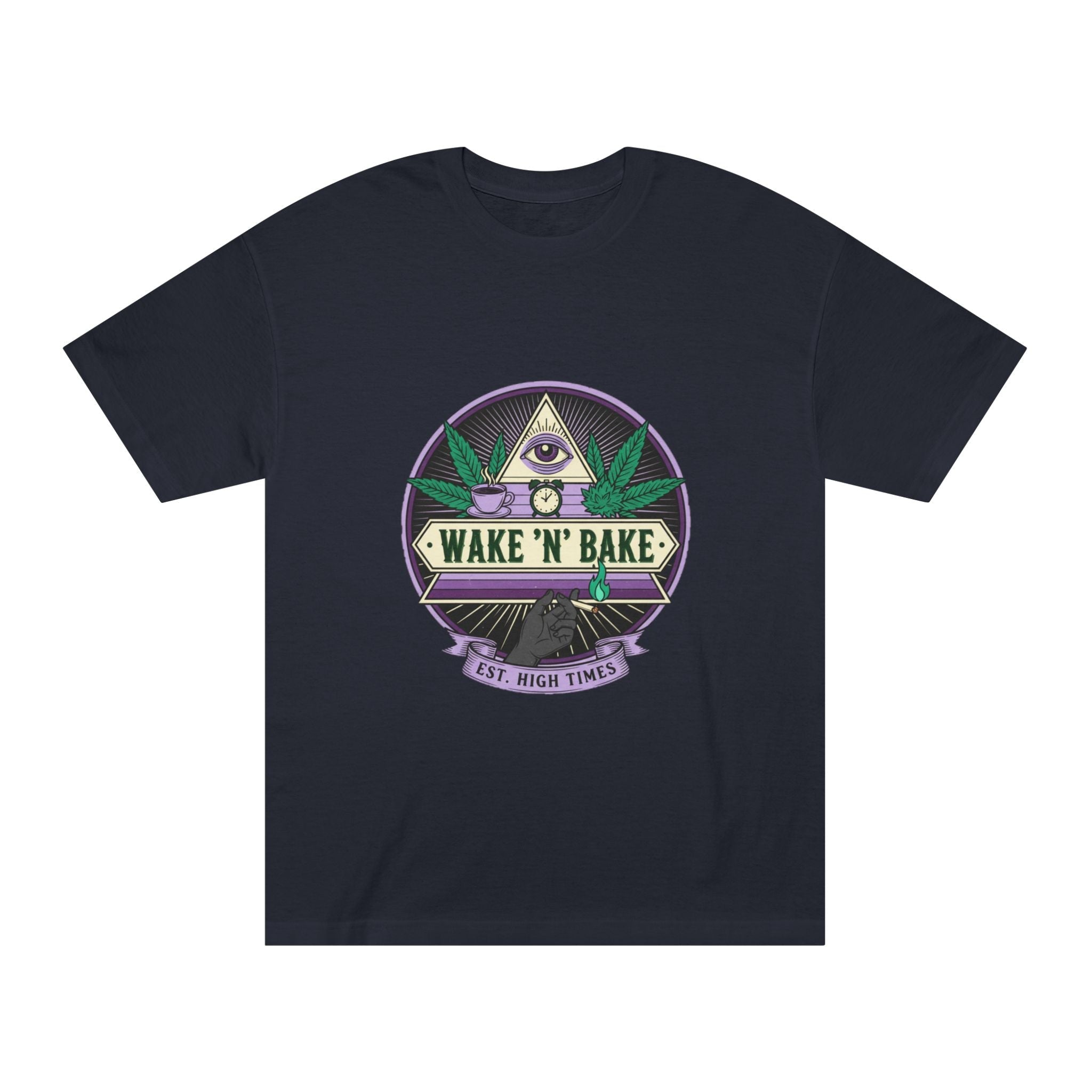 Wake 'N' Bake T-Shirt — Retro Cannabis Graphic Tee