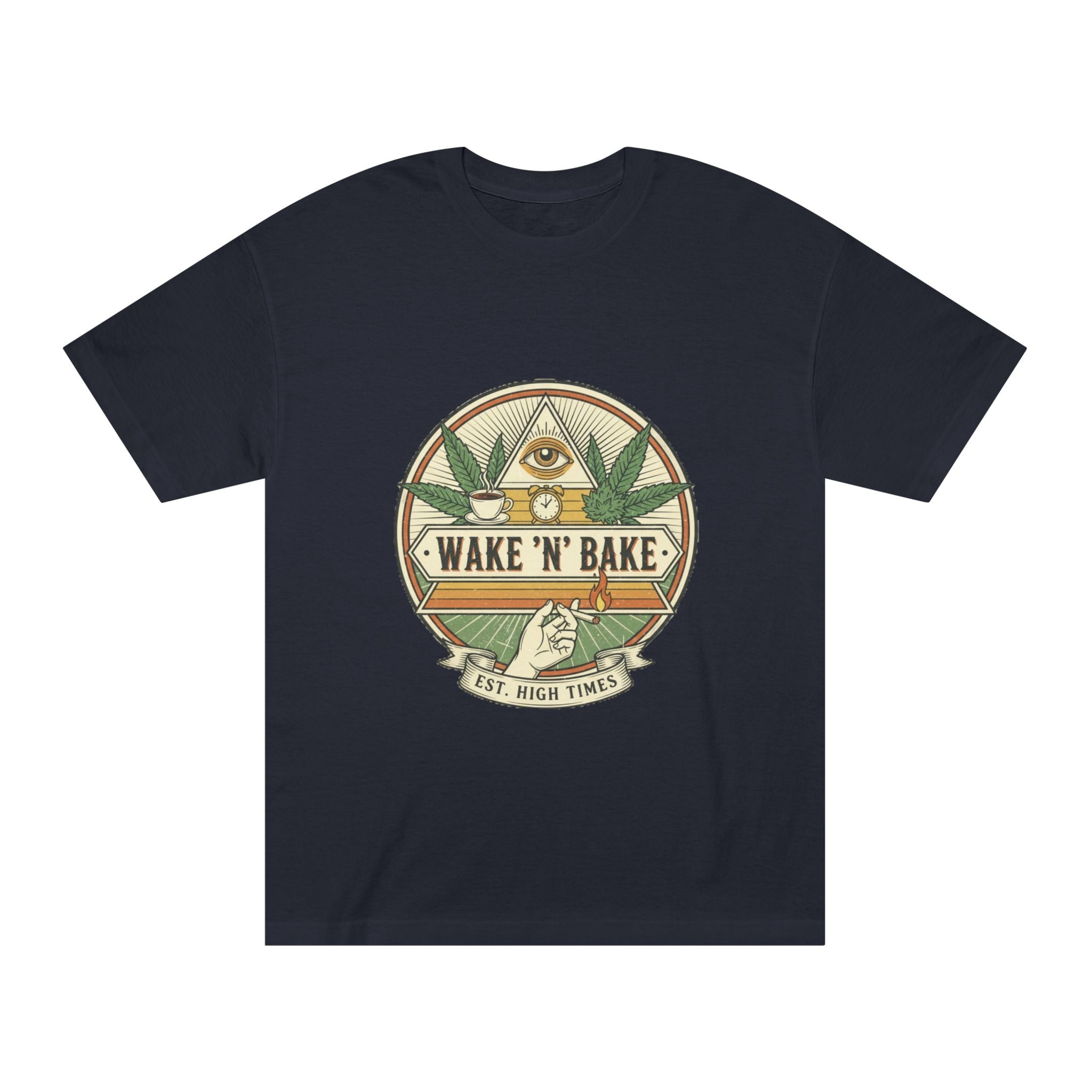 Wake 'N' Bake T-Shirt – Retro Cannabis Graphic Tee