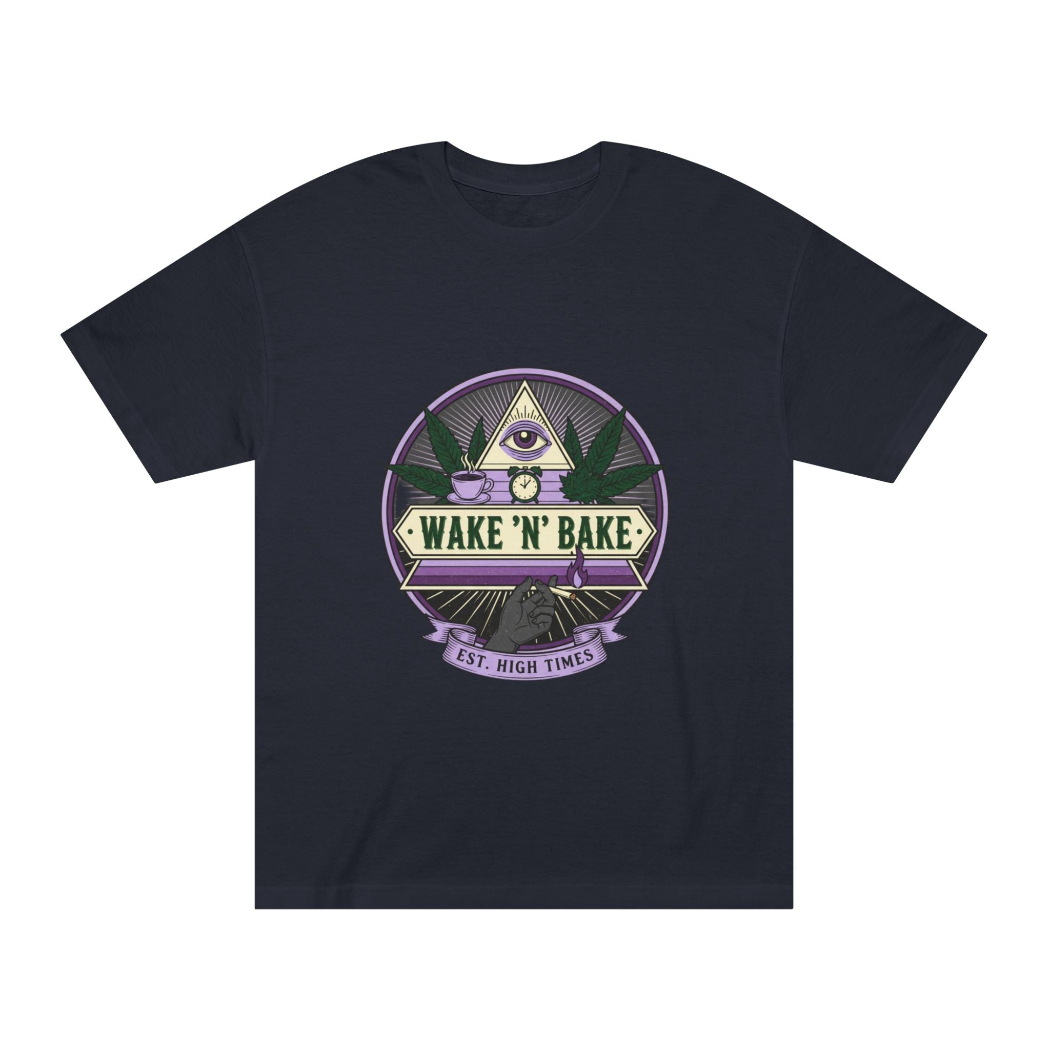 Wake 'N' Bake T‑Shirt — Vintage Cannabis Logo Tee ("Wake 'N' Bake")