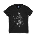 Warrior Queen Graphic V‑Neck Tee — Tribal Spear Art T‑Shirt Printify