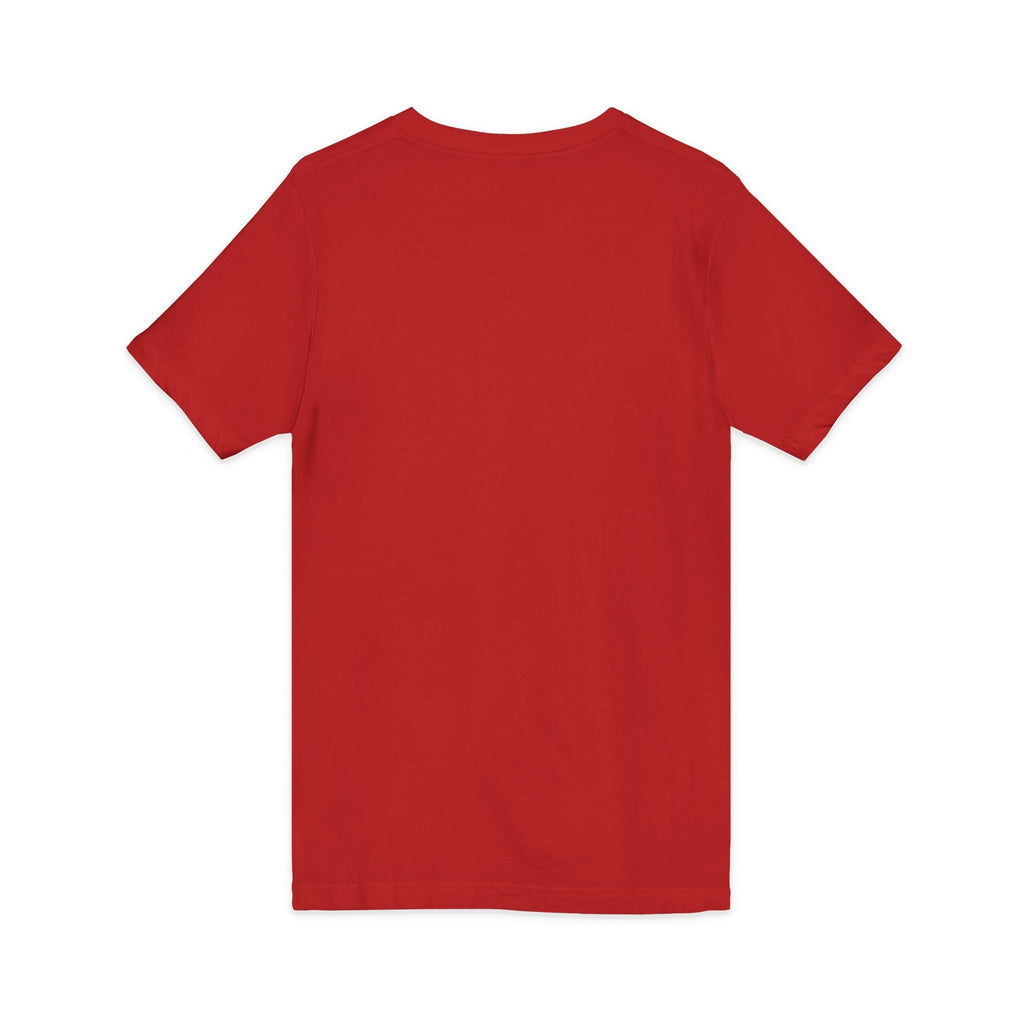 Warrior Queen Graphic V‑Neck Tee — Tribal Spear Art T‑Shirt Printify