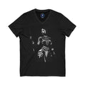 Warrior Queen Graphic V‑Neck Tee — Tribal Spear Art T‑Shirt Printify
