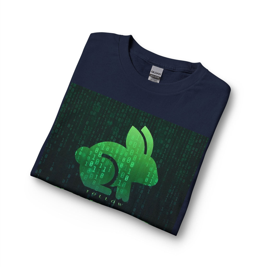 White Rabbit Matrix Long Sleeve Printify