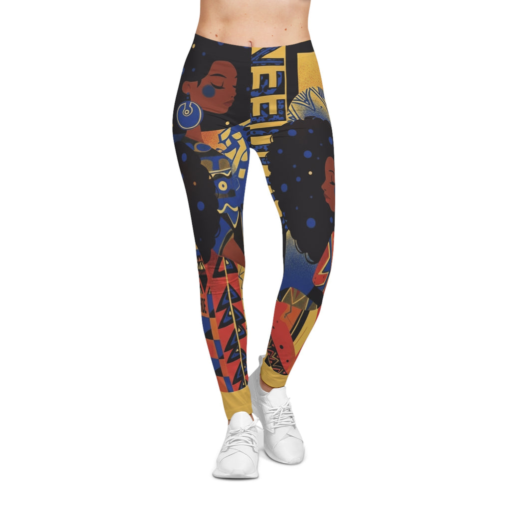 Women's Casual Leggings (AOP) Printify