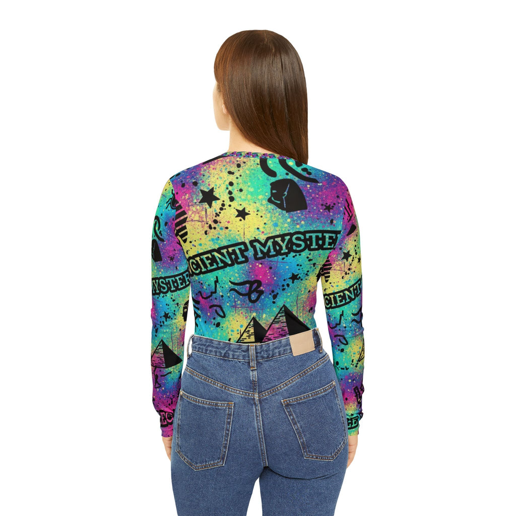 Women's Long Sleeve V-neck Shirt (AOP)