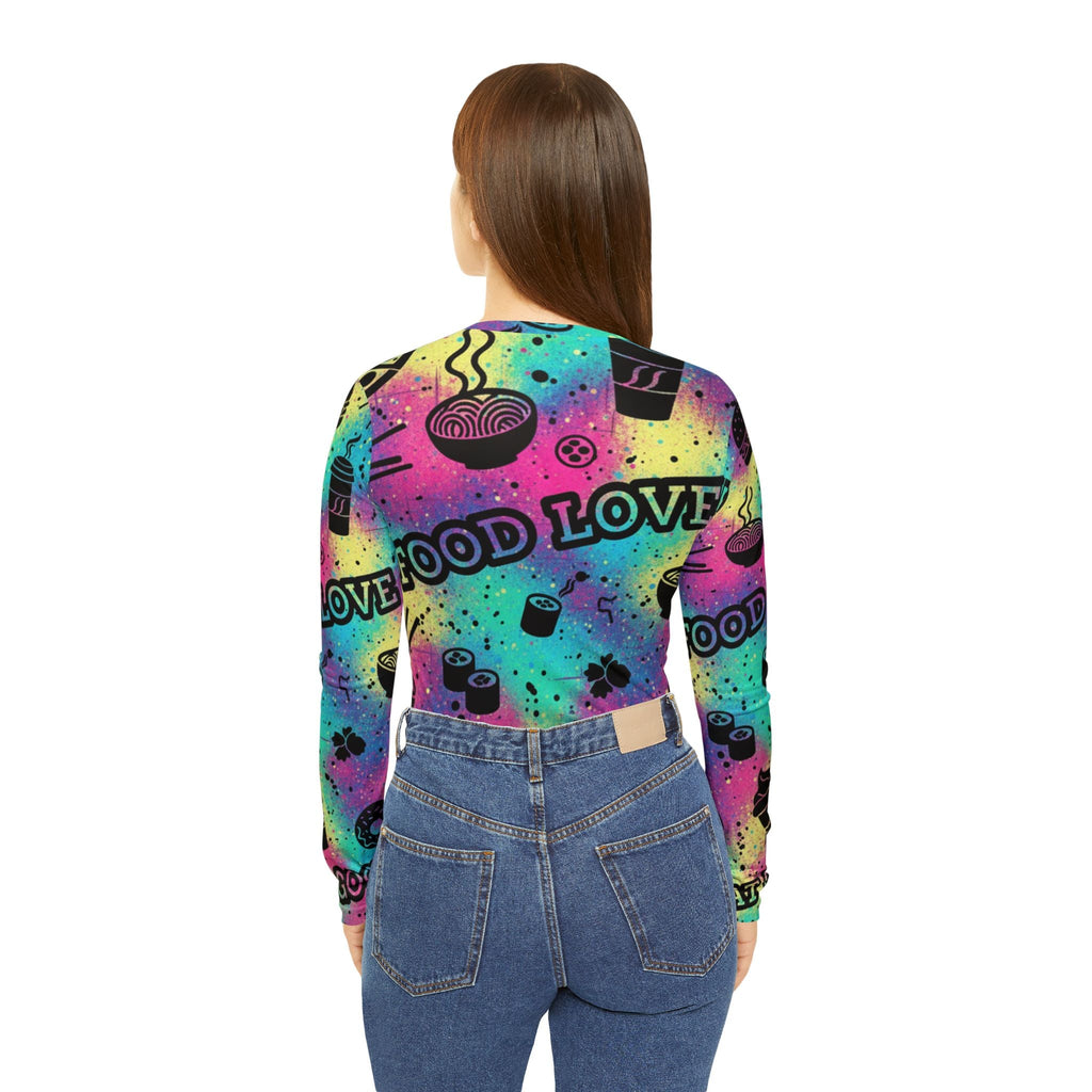 Women's Long Sleeve V-neck Shirt (AOP)