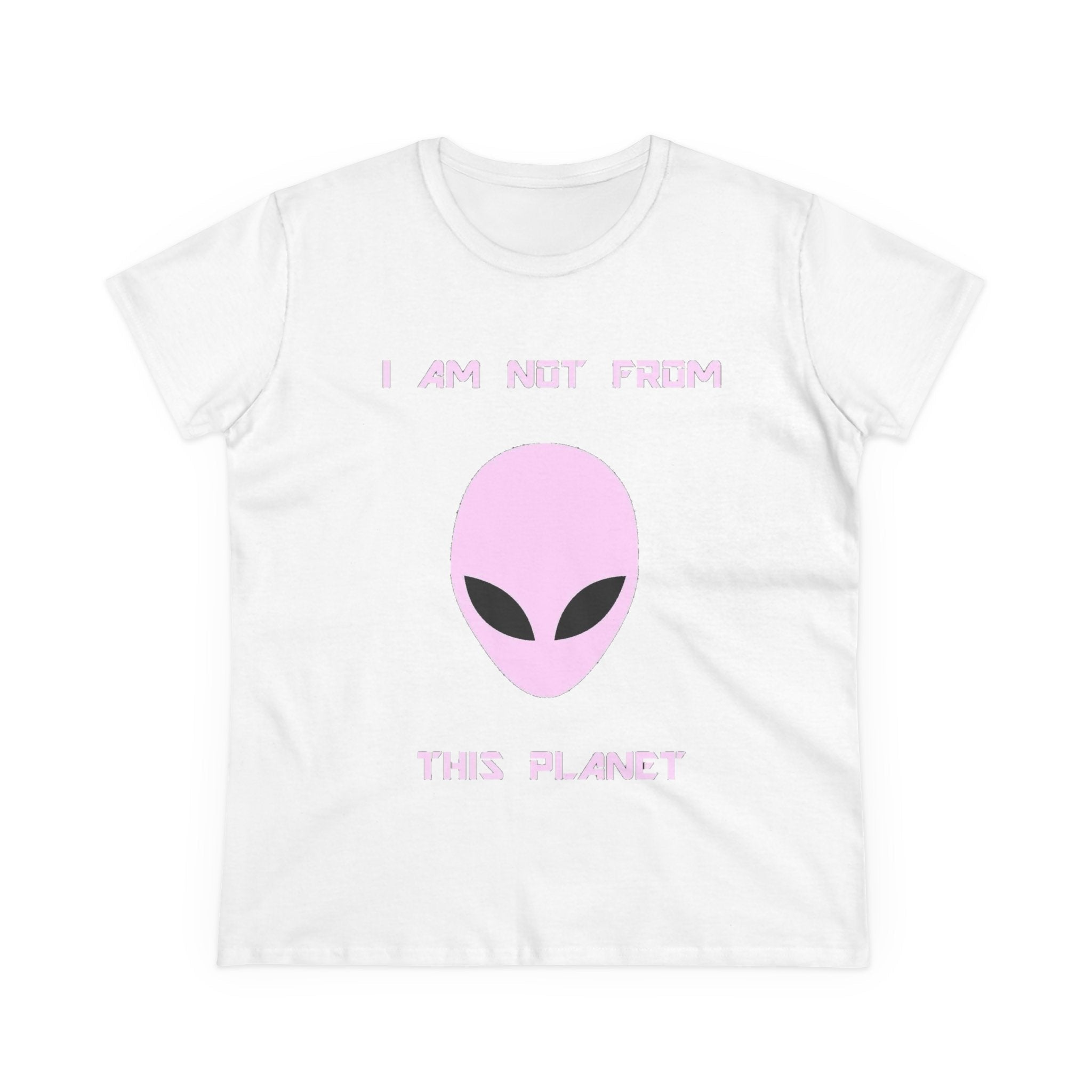👽 I Am Not From This Planet — Women’s Alien Graphic Tee