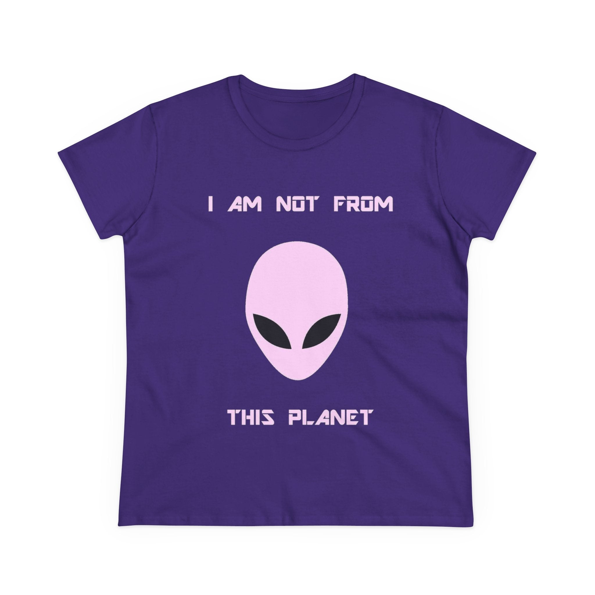👽 I Am Not From This Planet — Women’s Alien Graphic Tee
