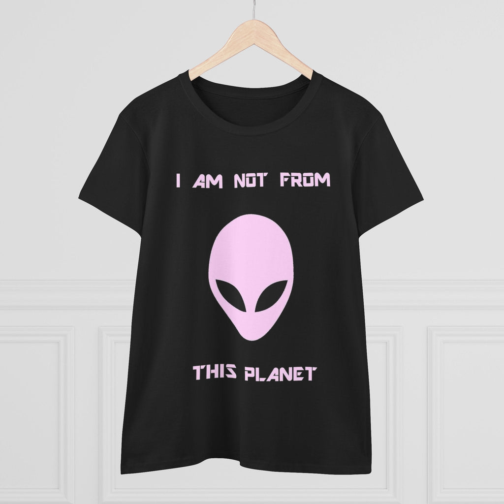 👽 I Am Not From This Planet — Women’s Alien Graphic Tee Printify