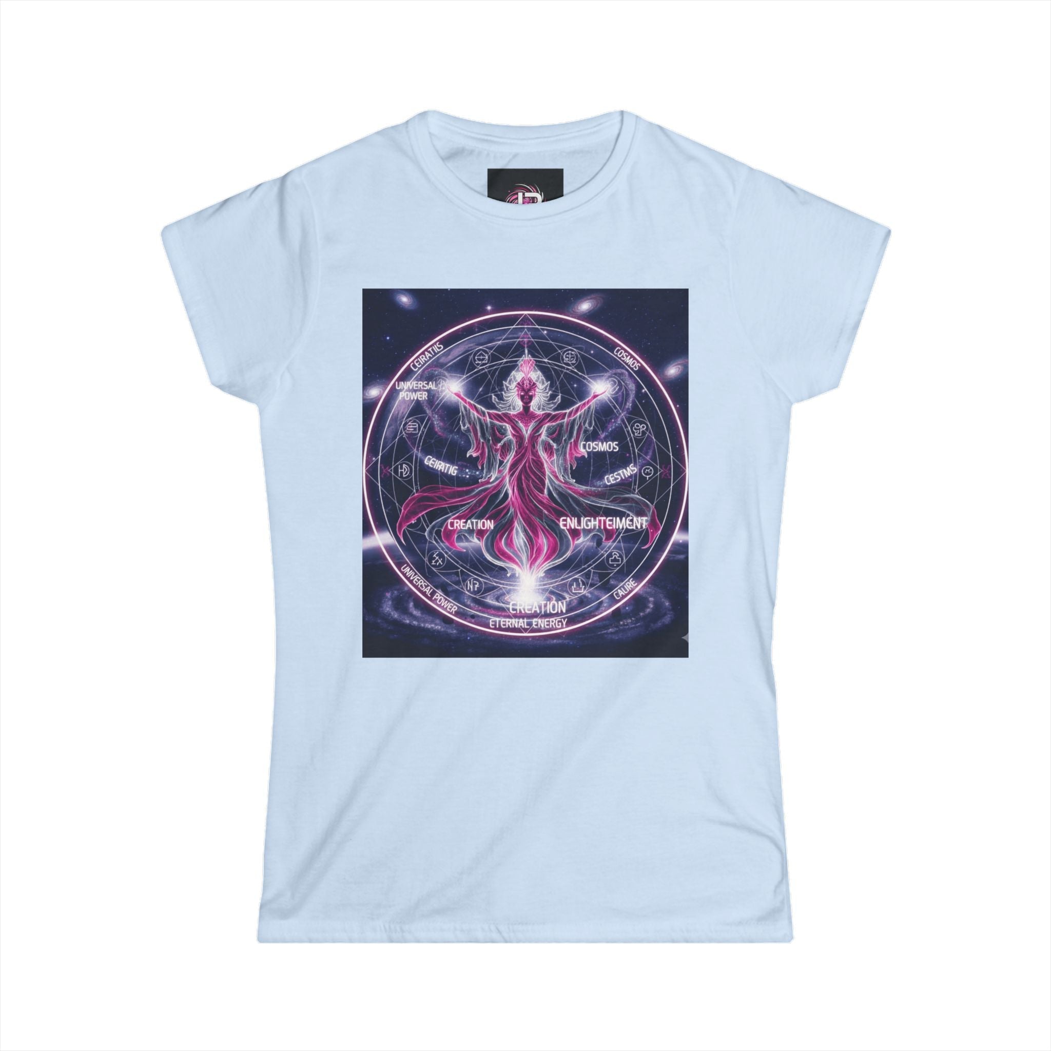 Women's Tee — Cosmic Feminine Energy Mandala (Strength • Healing • Transformation)
