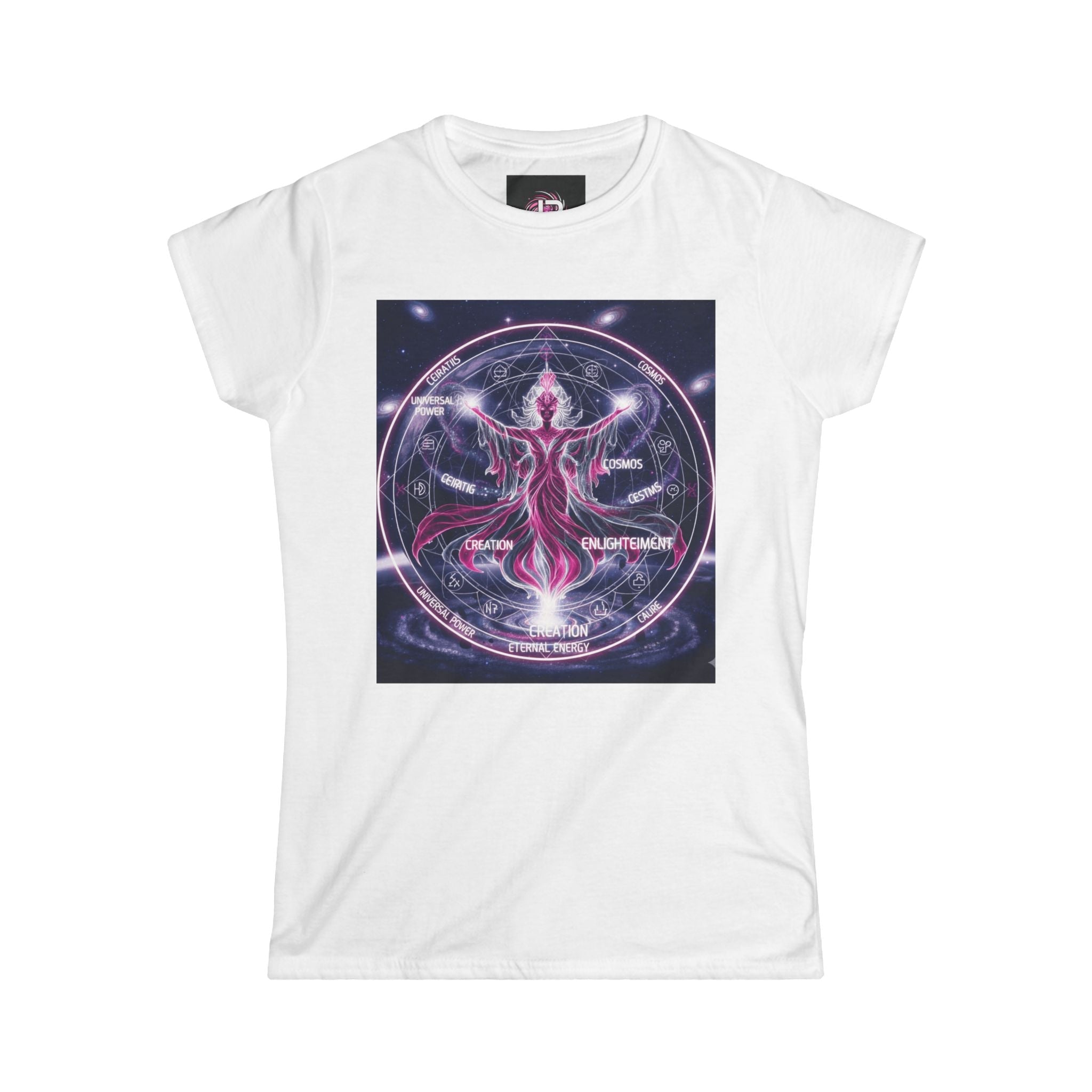 Women's Tee — Cosmic Feminine Energy Mandala (Strength • Healing • Transformation)