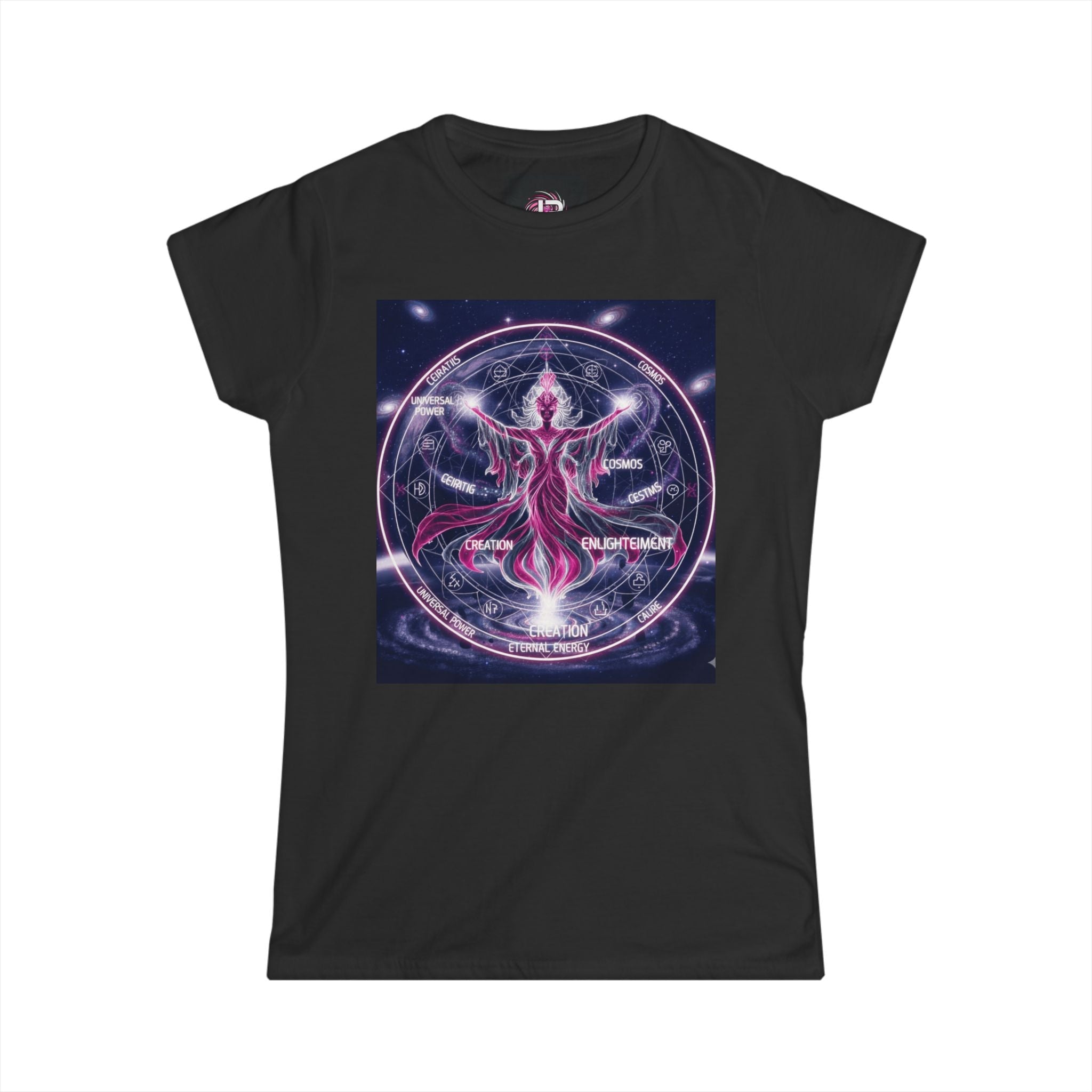 Women's Tee — Cosmic Feminine Energy Mandala (Strength • Healing • Transformation)