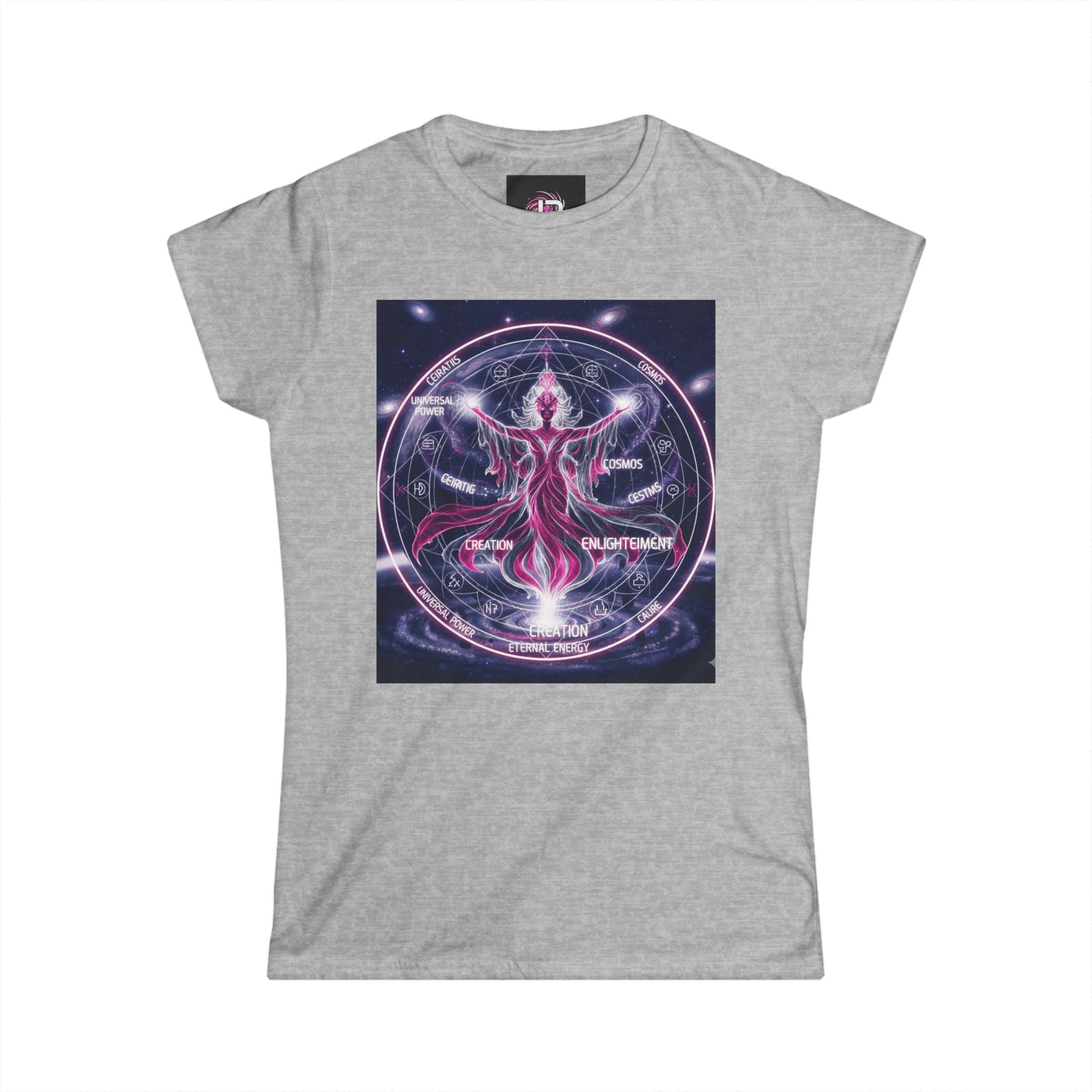 Women's Tee — Cosmic Feminine Energy Mandala (Strength • Healing • Transformation)