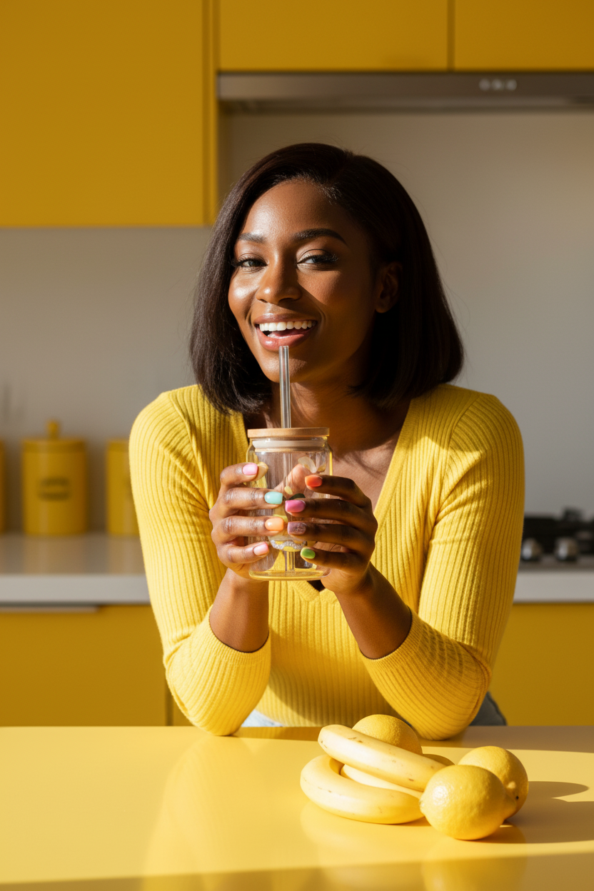 Yellow Kitchen - Banana Lemon Sipper