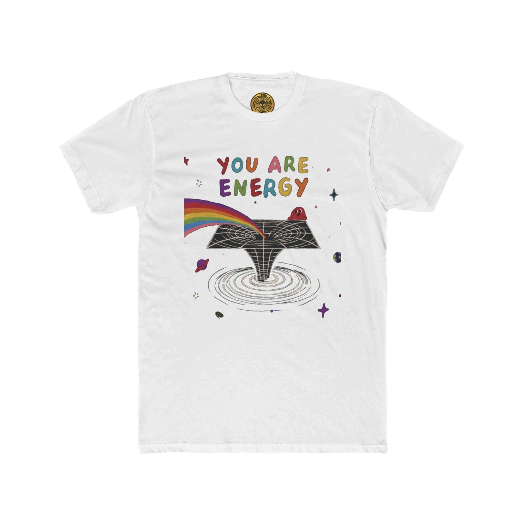 You Are Energy Tee — Inspirational Positive Message Cotton Crew Shirt Printify